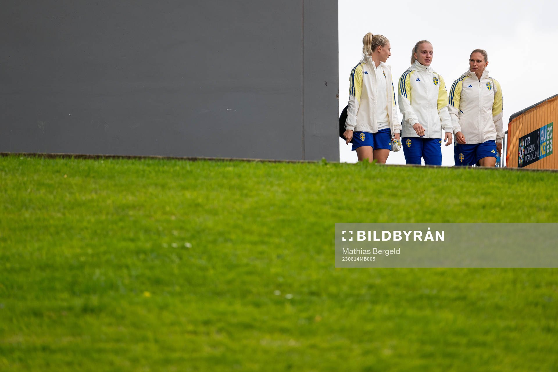Rebecka Blomqvist, Anna Sandberg and Jonna Andersson of the