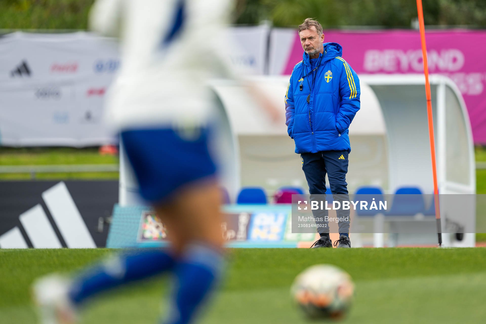 Head coach Peter Gerhardsson of the Swedish women's