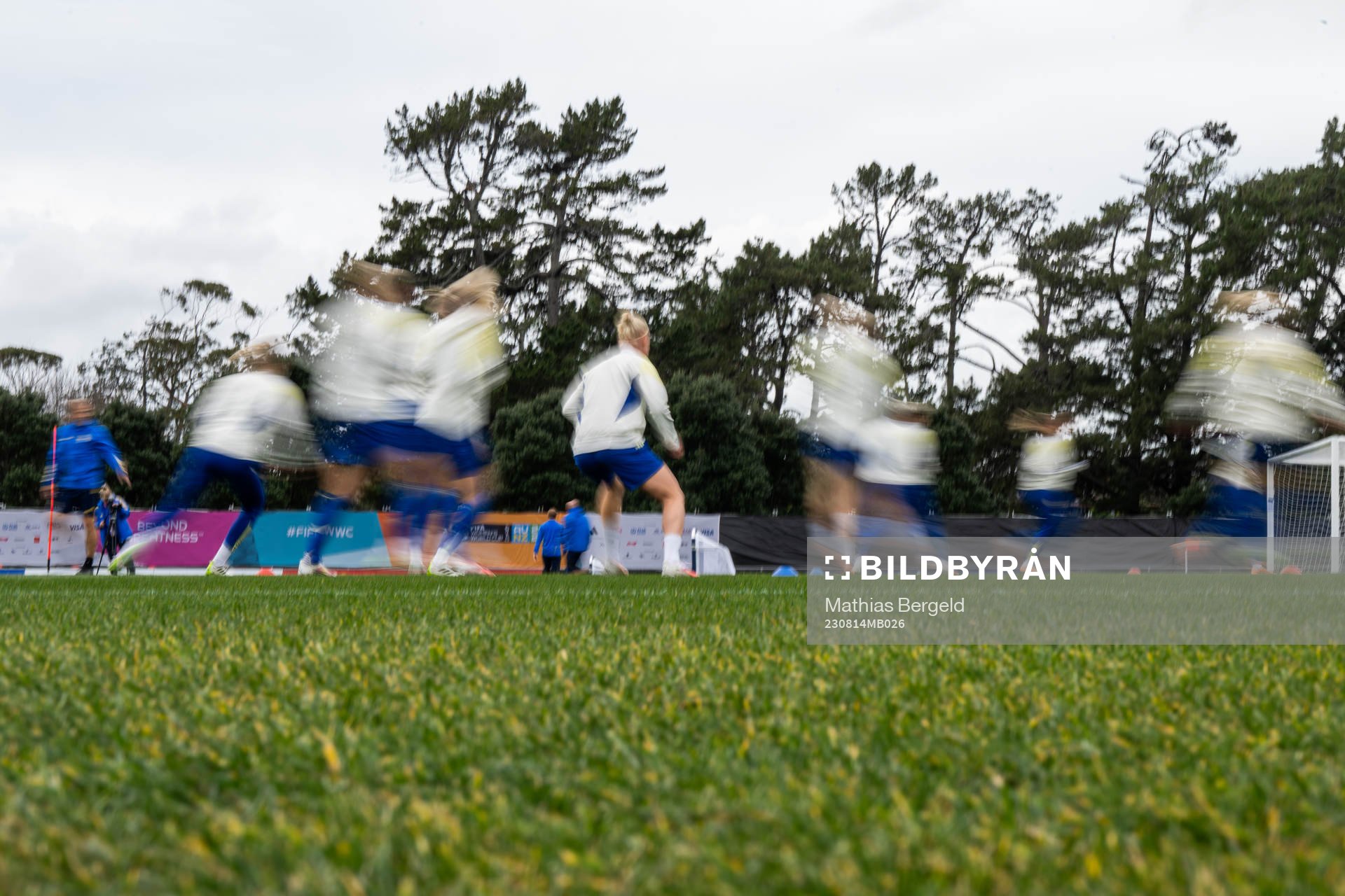 Players of the Swedish women's national football team at a