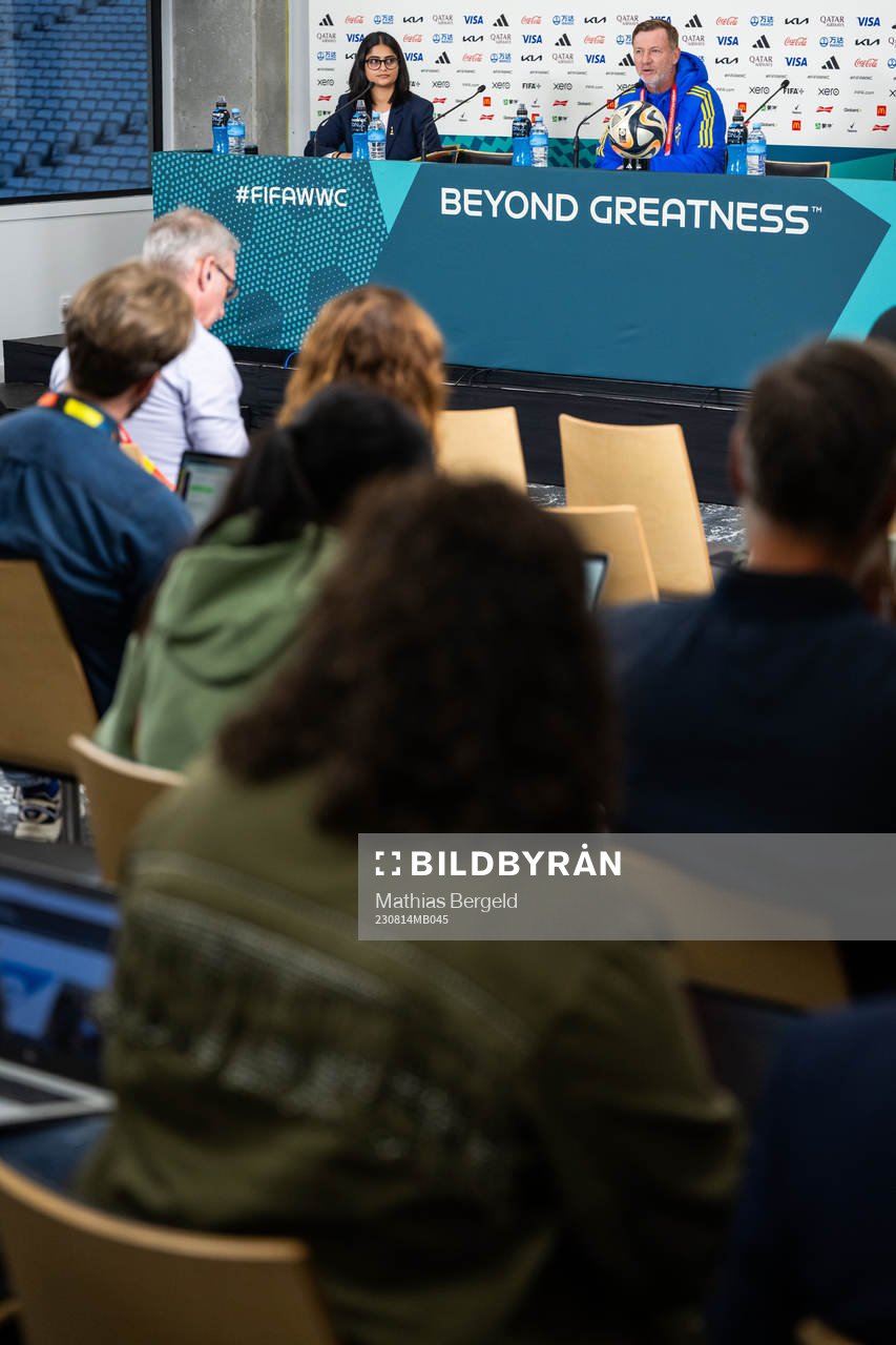Head coach Peter Gerhardsson of the Swedish women's