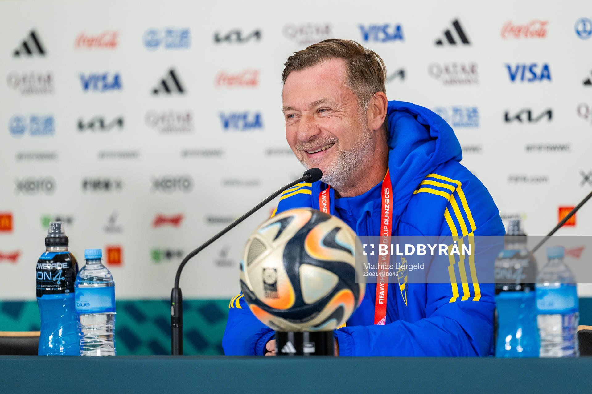 Head coach Peter Gerhardsson of the Swedish women's