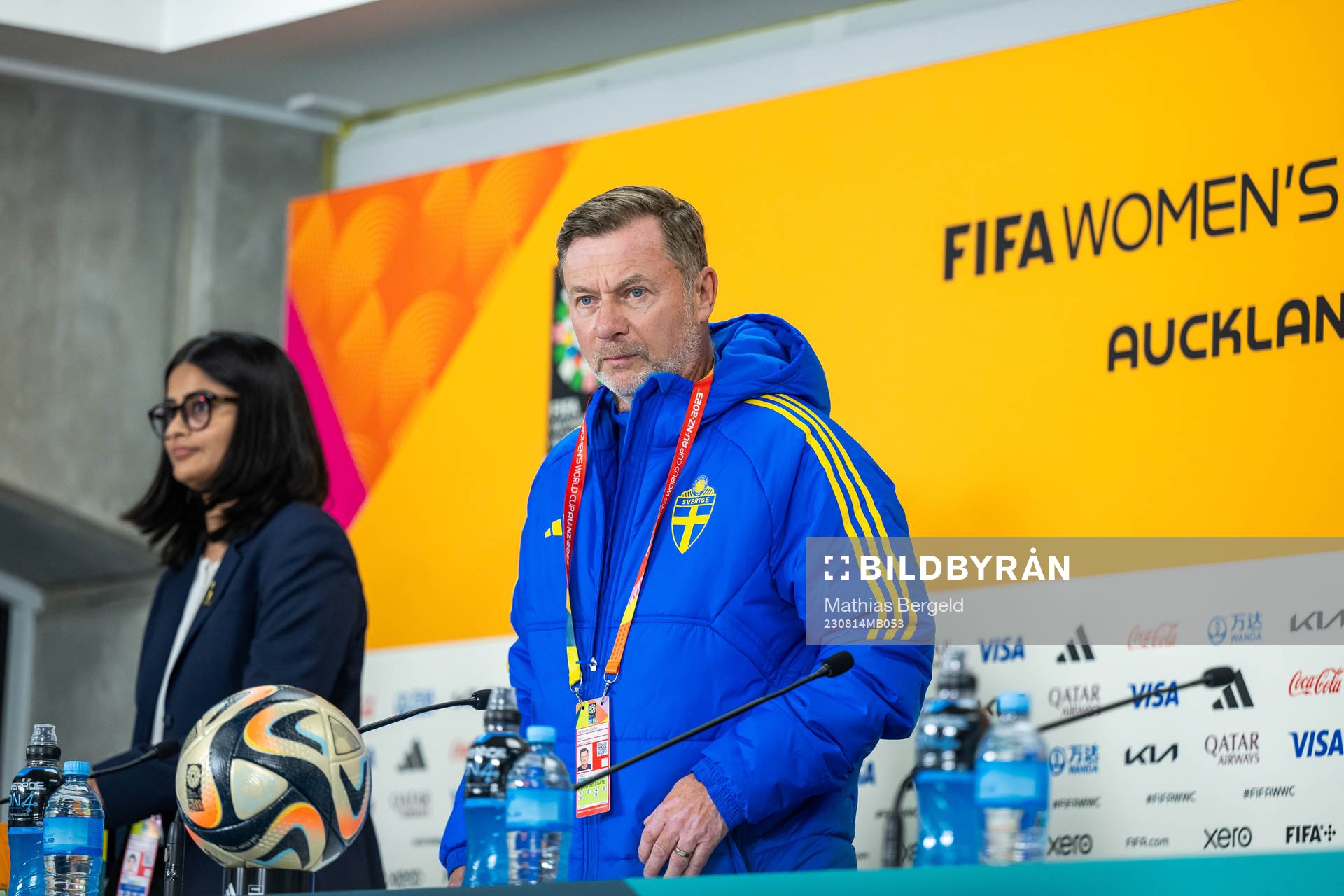 Head coach Peter Gerhardsson of the Swedish women's