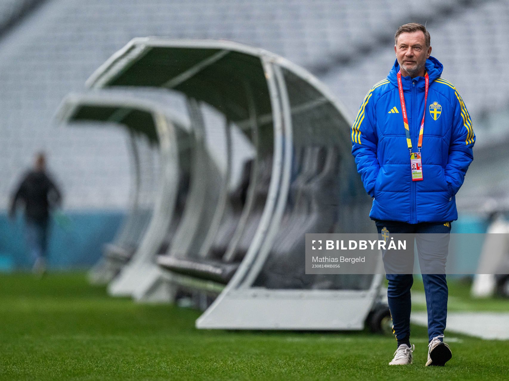Head coach Peter Gerhardsson of the Swedish women's