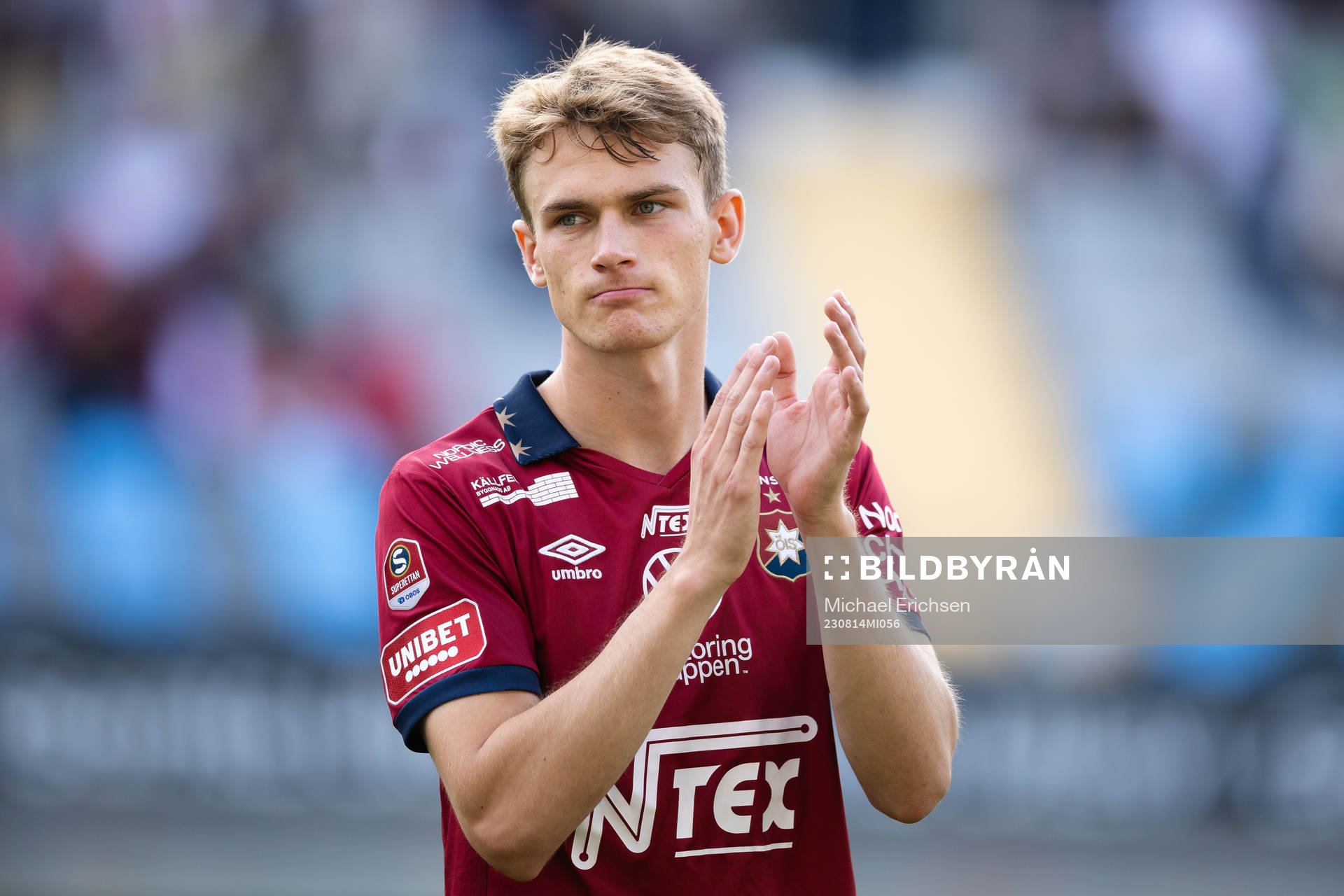 Örgrytes Christoffer Styffe på line up innan