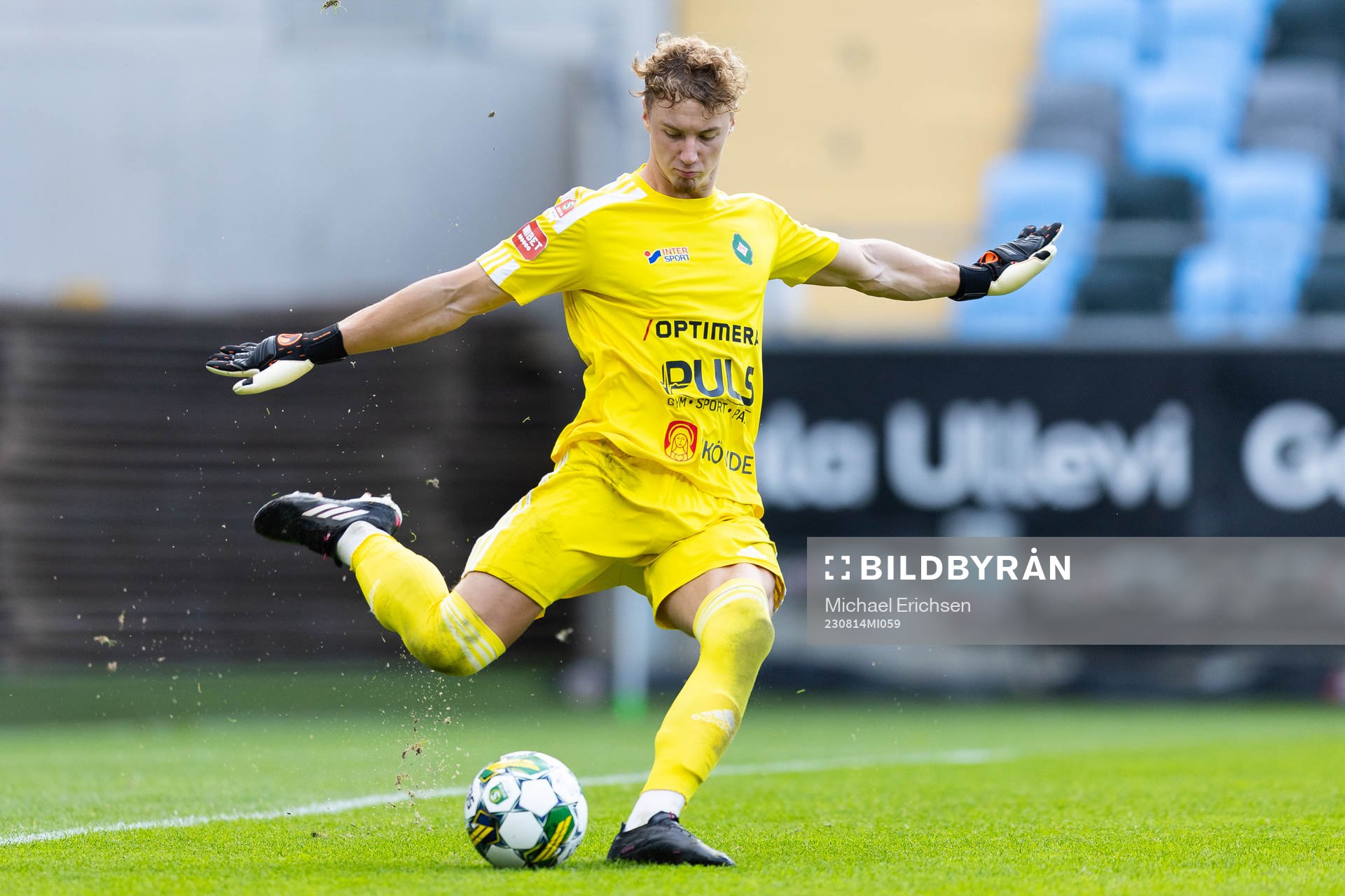 Skövde AIKs målvakt Otto Lindell