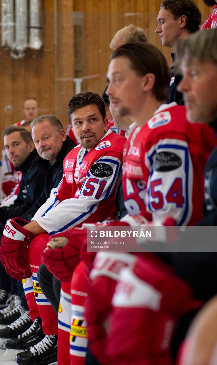 Timrås Anton Lander, Jonathan Dahlén och huvudtränare