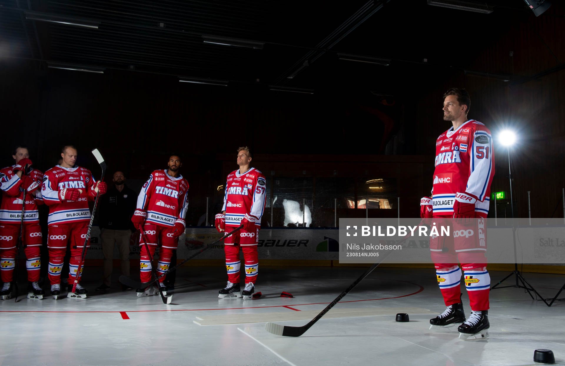 Timrås Jonathan Dahlén, Didrik Strömberg, Jeremy Boyce