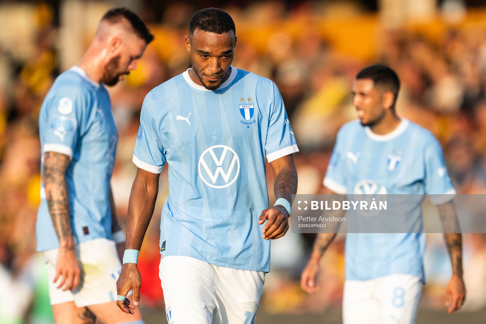 Malmö FFs Derek Cornelius deppar
