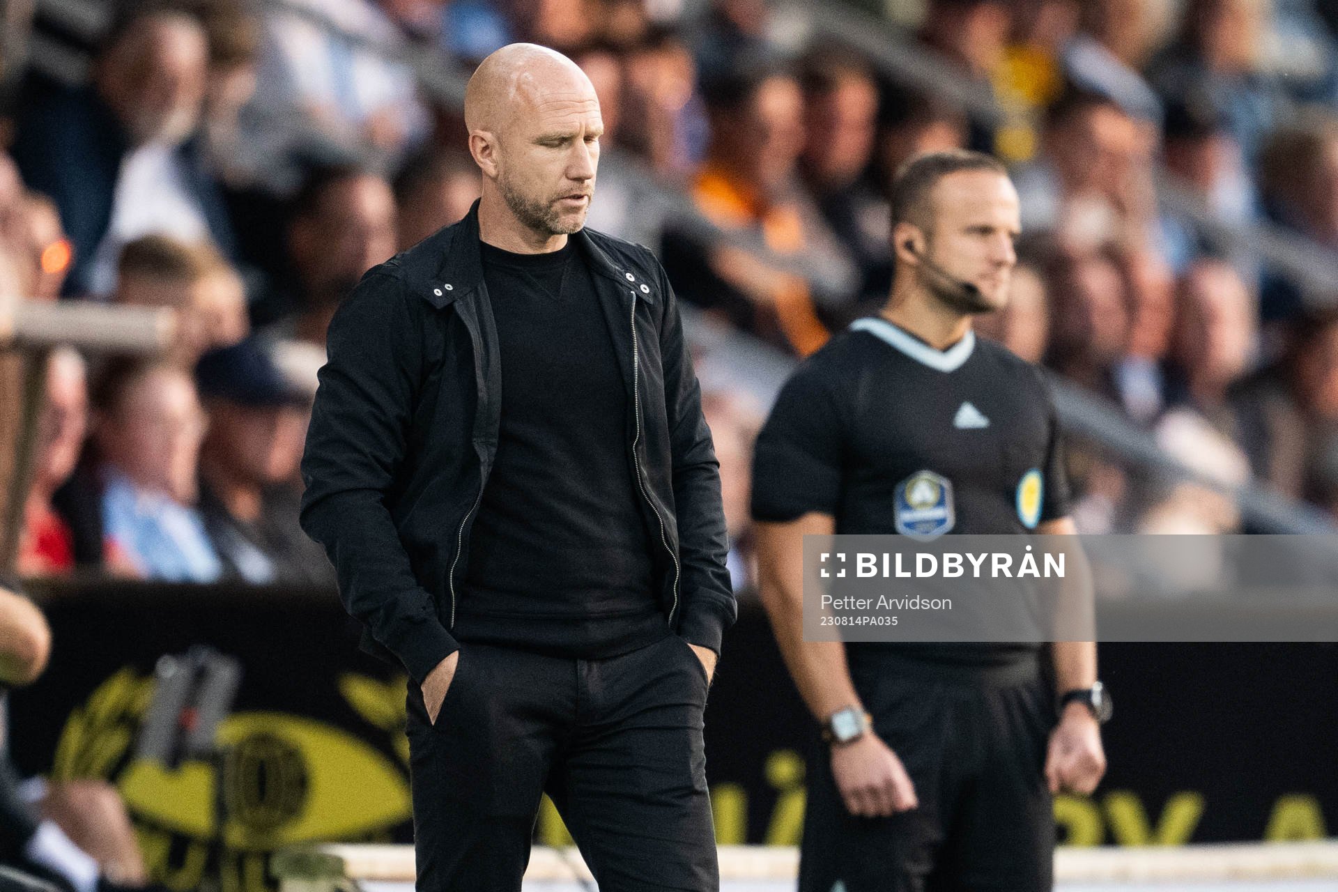 Malmö FFs tränare Henrik Rydström deppar
