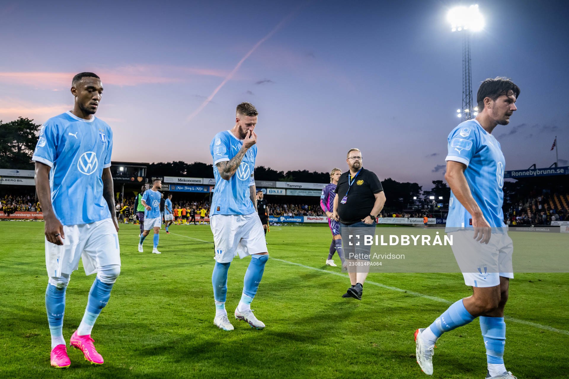 Malmö FFs Derek Cornelius, Pontus Jansson och Stefano