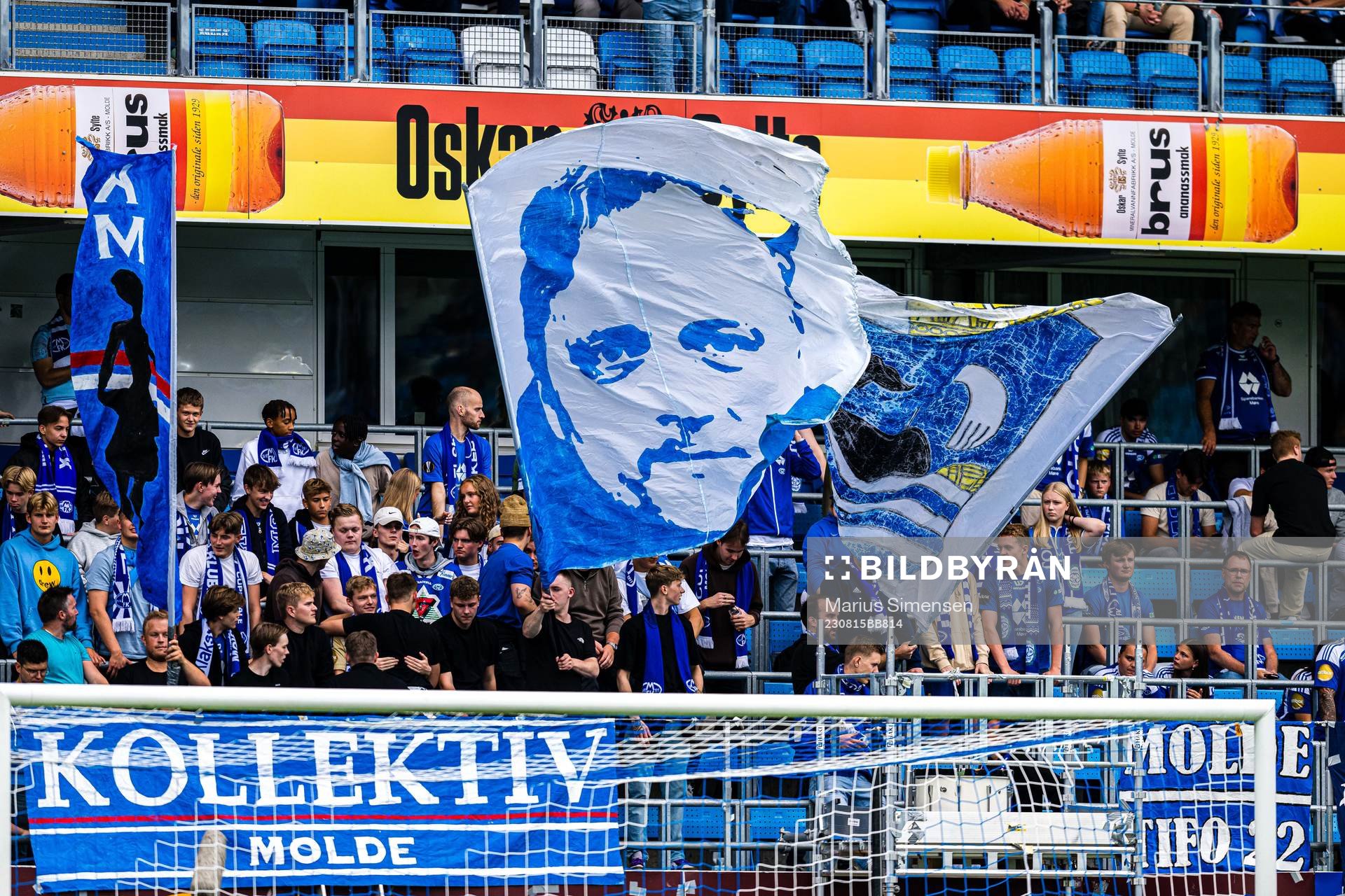 Spectators in the stands