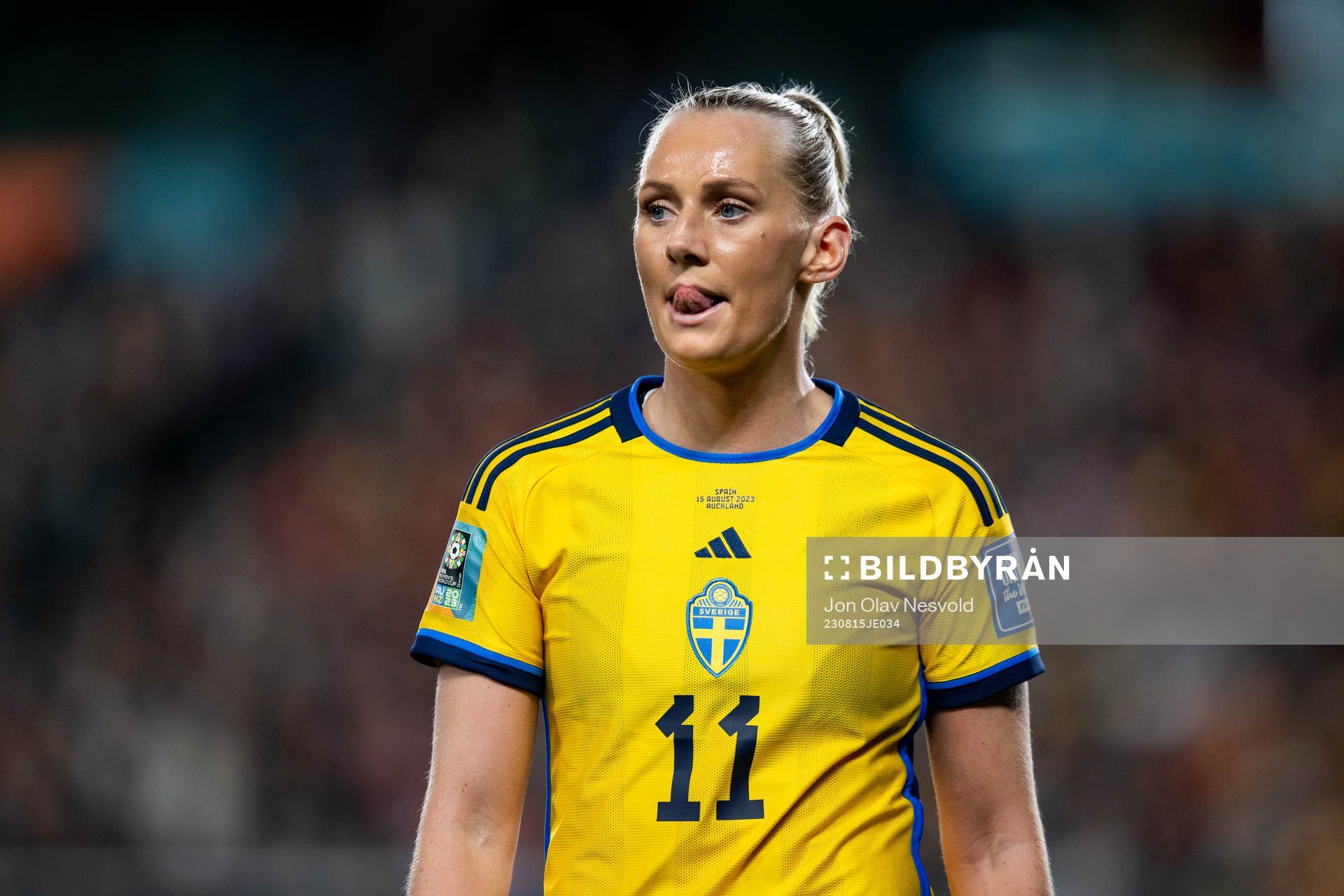 Stina Blackstenius of Sweden