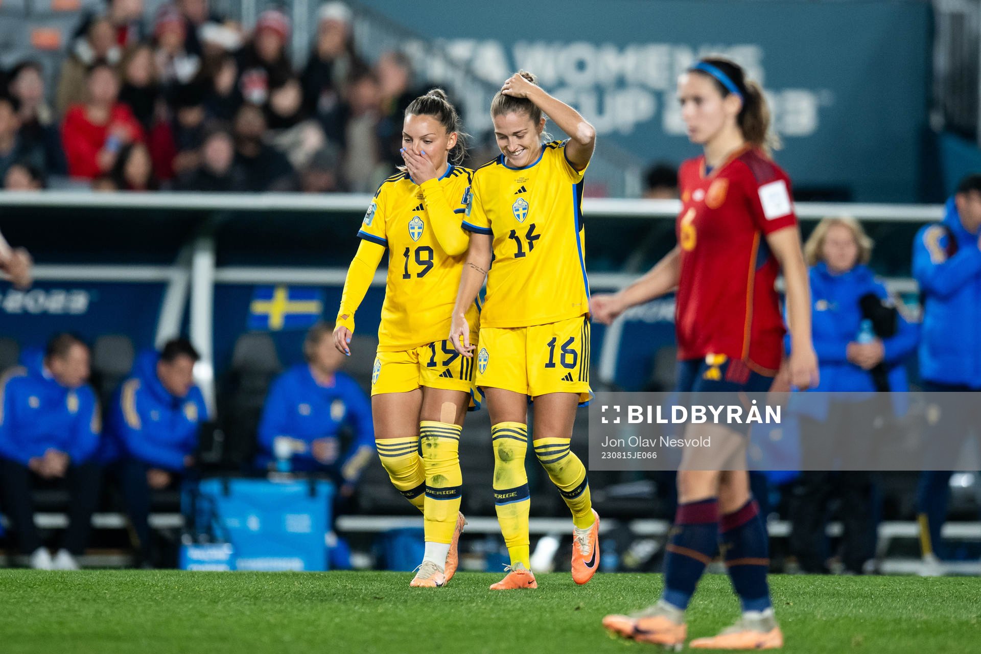 Johanna Rytting Kaneryd and Filippa Angeldahl of Sweden