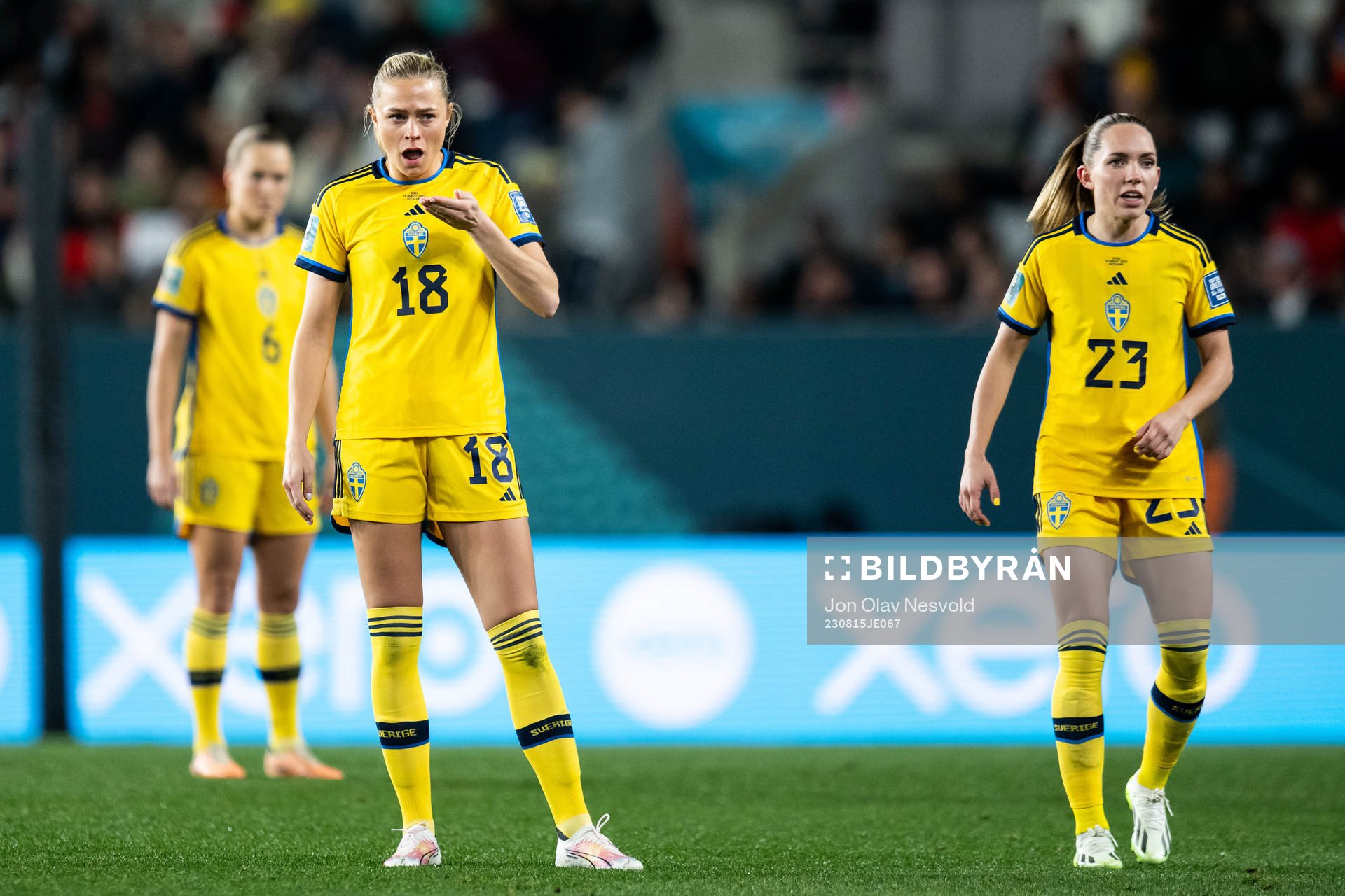 Fridolina Rolfö and Elin Rubensson of Sweden
