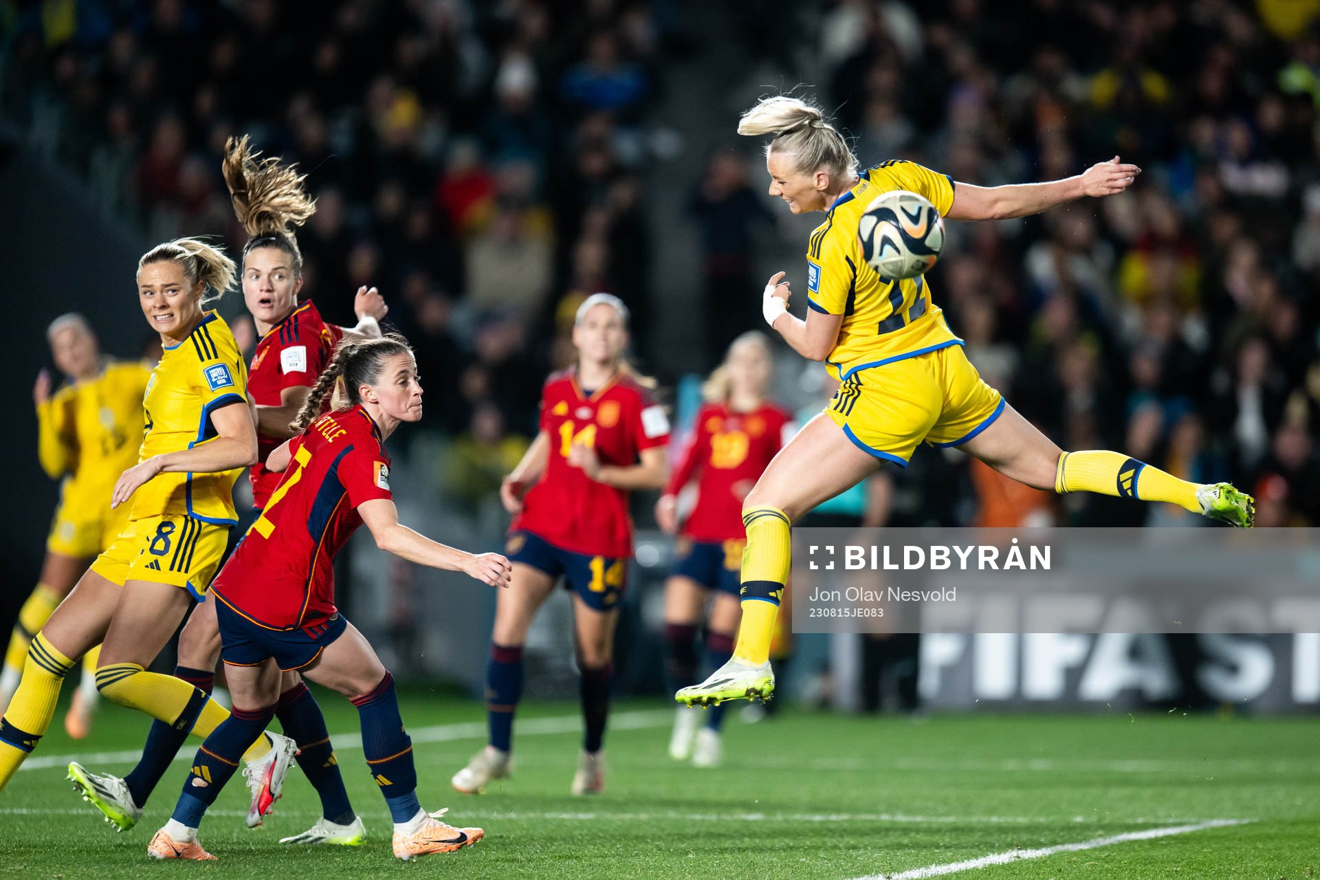 Stina Blackstenius of Sweden