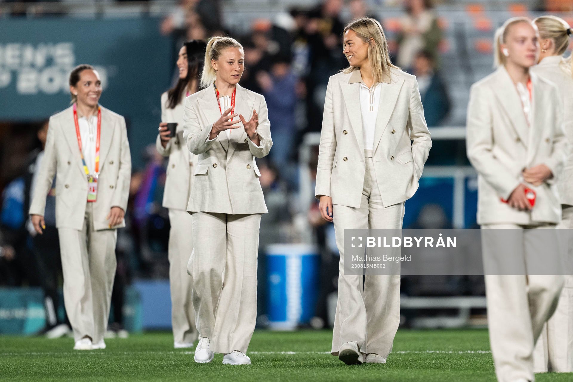 Rebecka Blomqvist and Fridolina Rolfö of Sweden