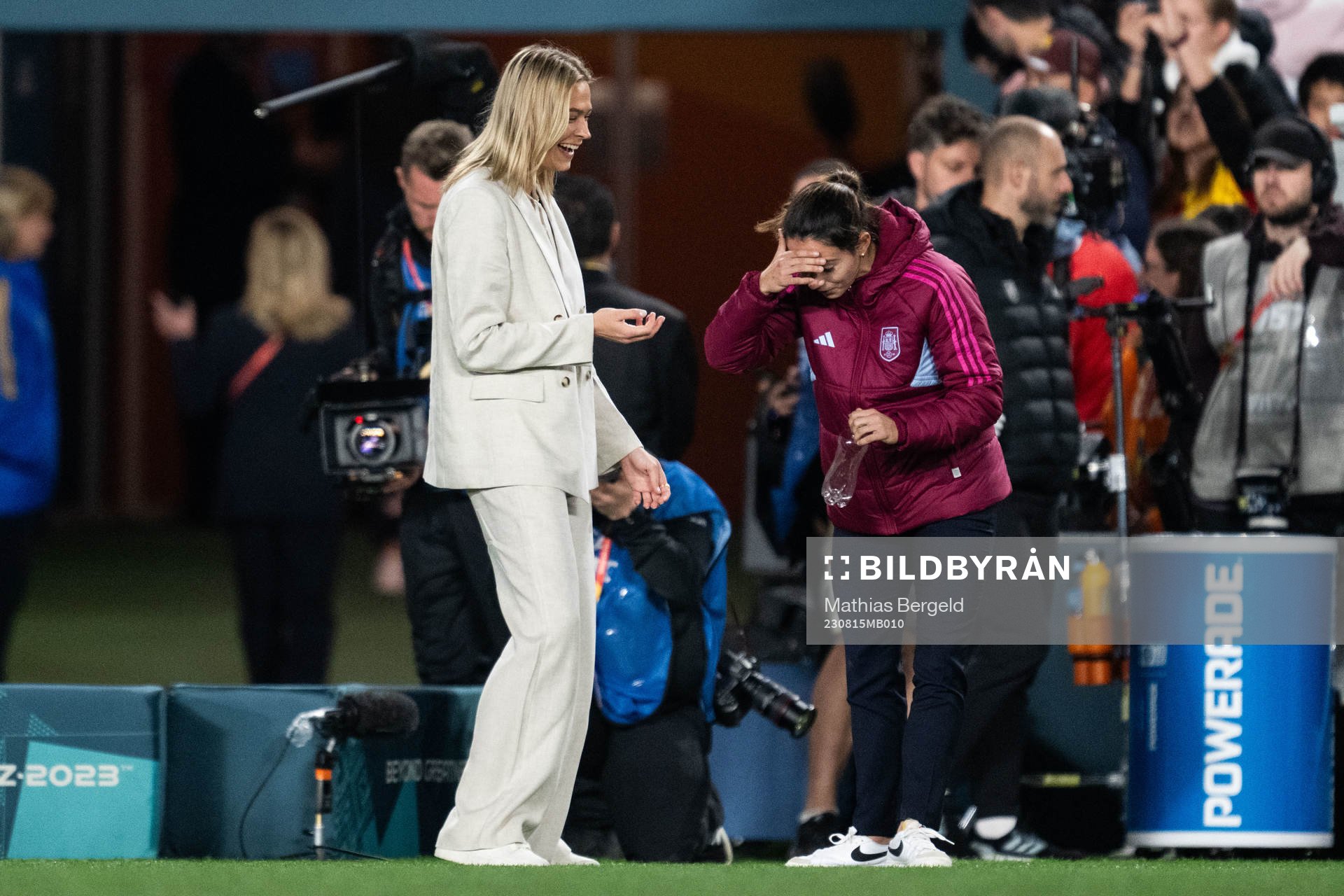 Fridolina Rolfö of Sweden and Aitana Bonmati of Spain