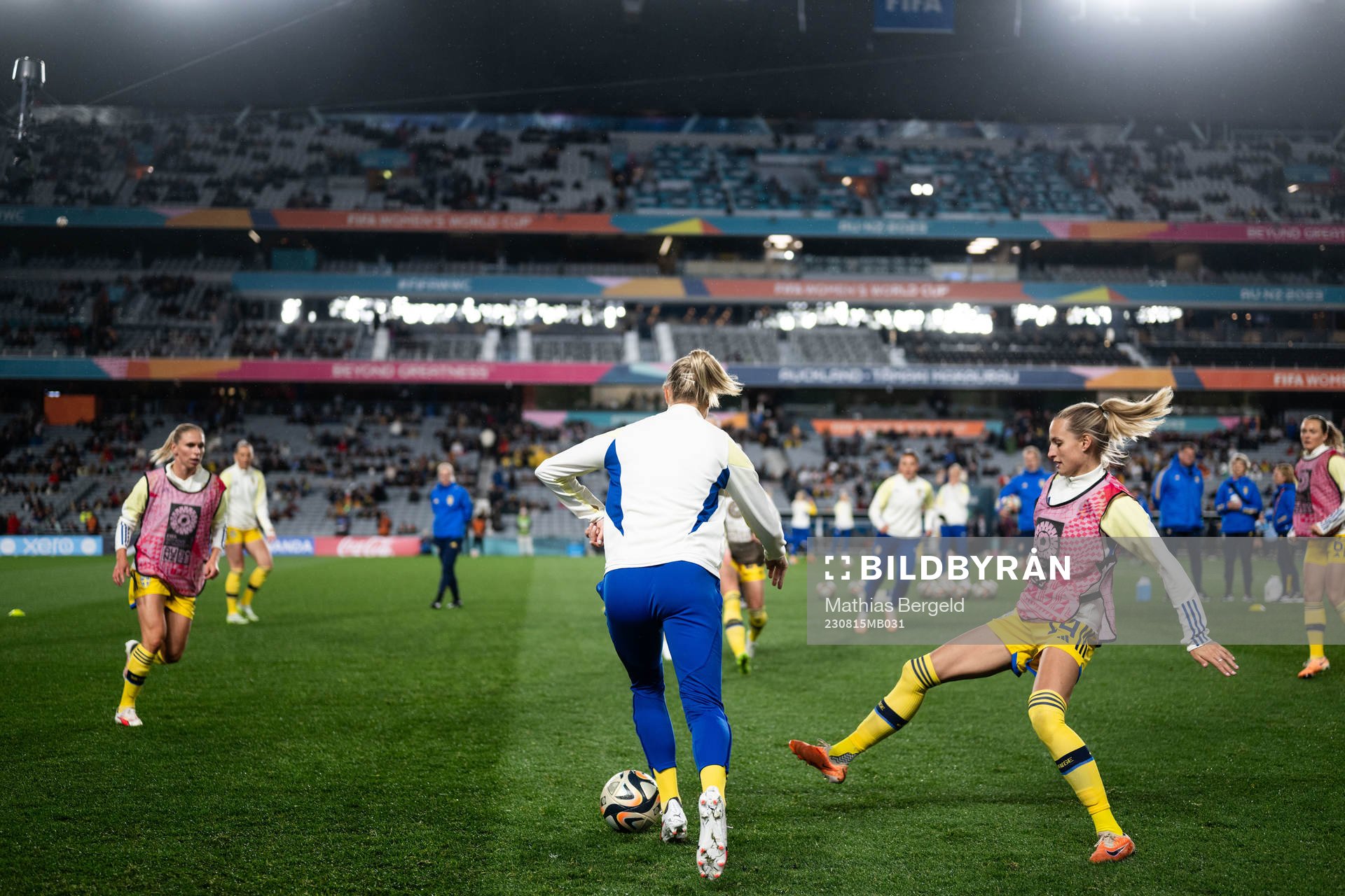 Fridolina Rolfö and Nathalie Björn of Sweden