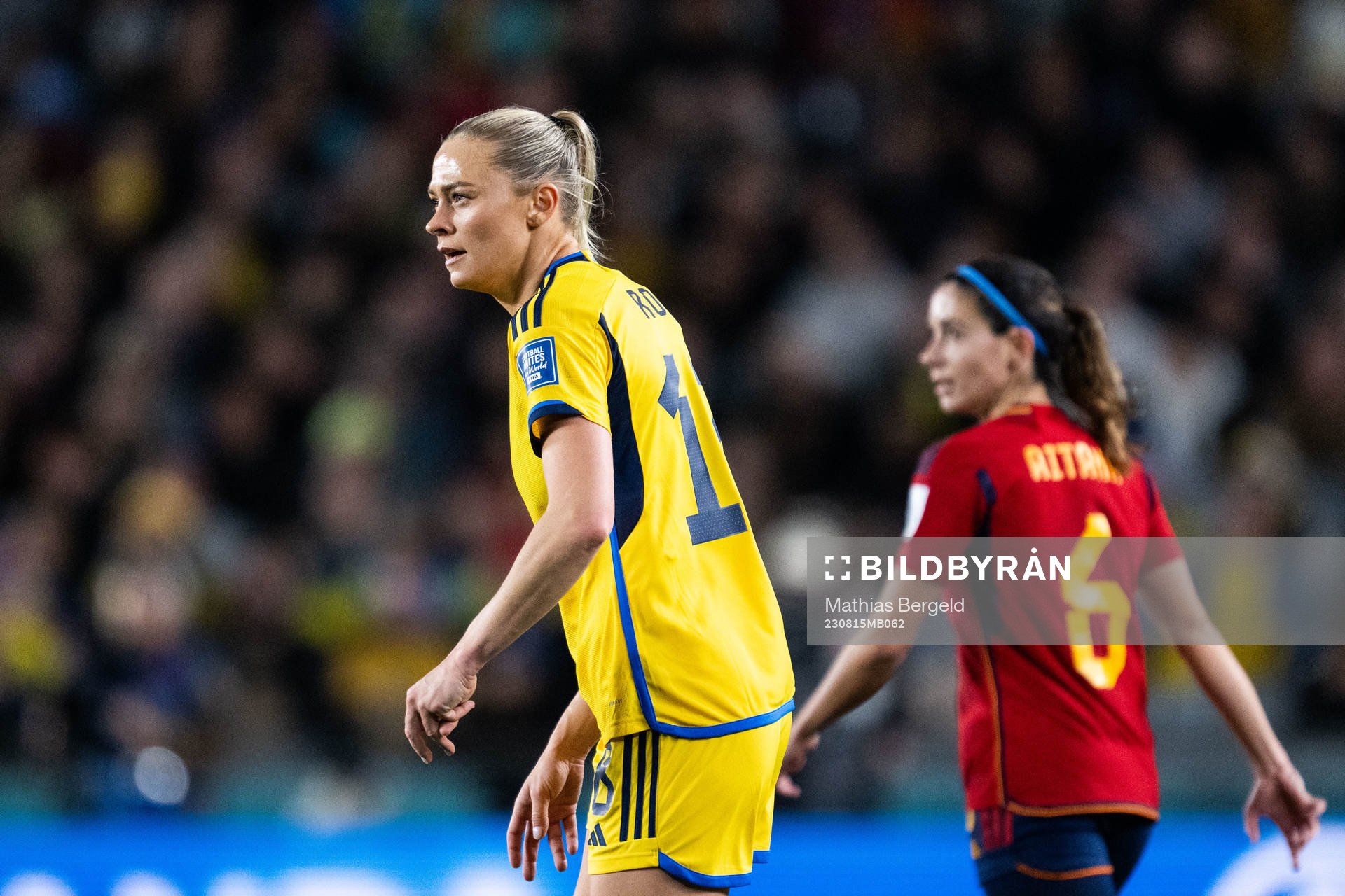 Fridolina Rolfö of Sweden and Aitana Bonmati of Spain