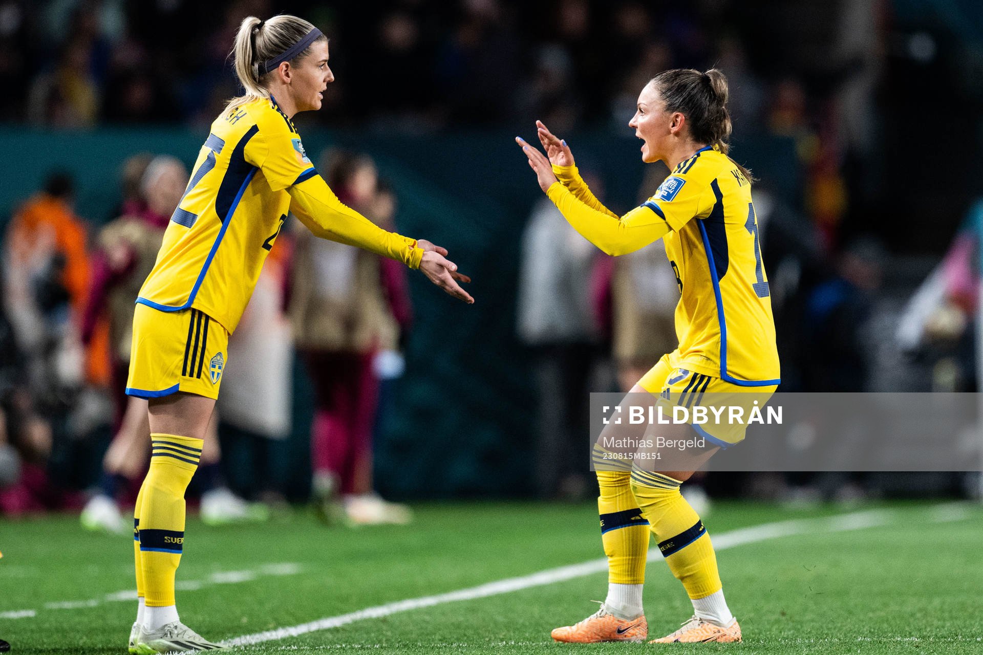 Olivia Schough and Johanna Rytting Kaneryd of Sweden