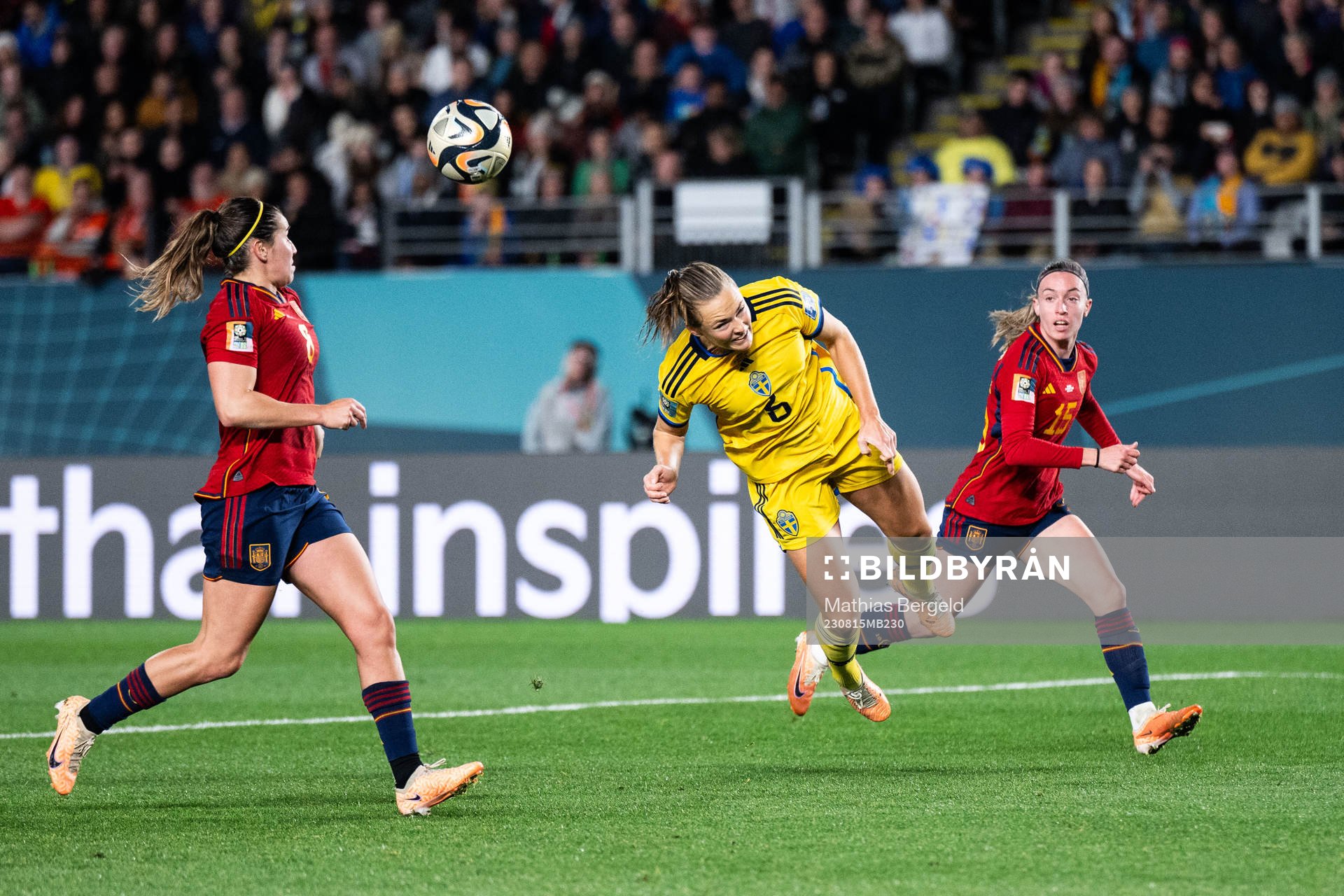 Magdalena Eriksson of Sweden against Mariona Caldentey and