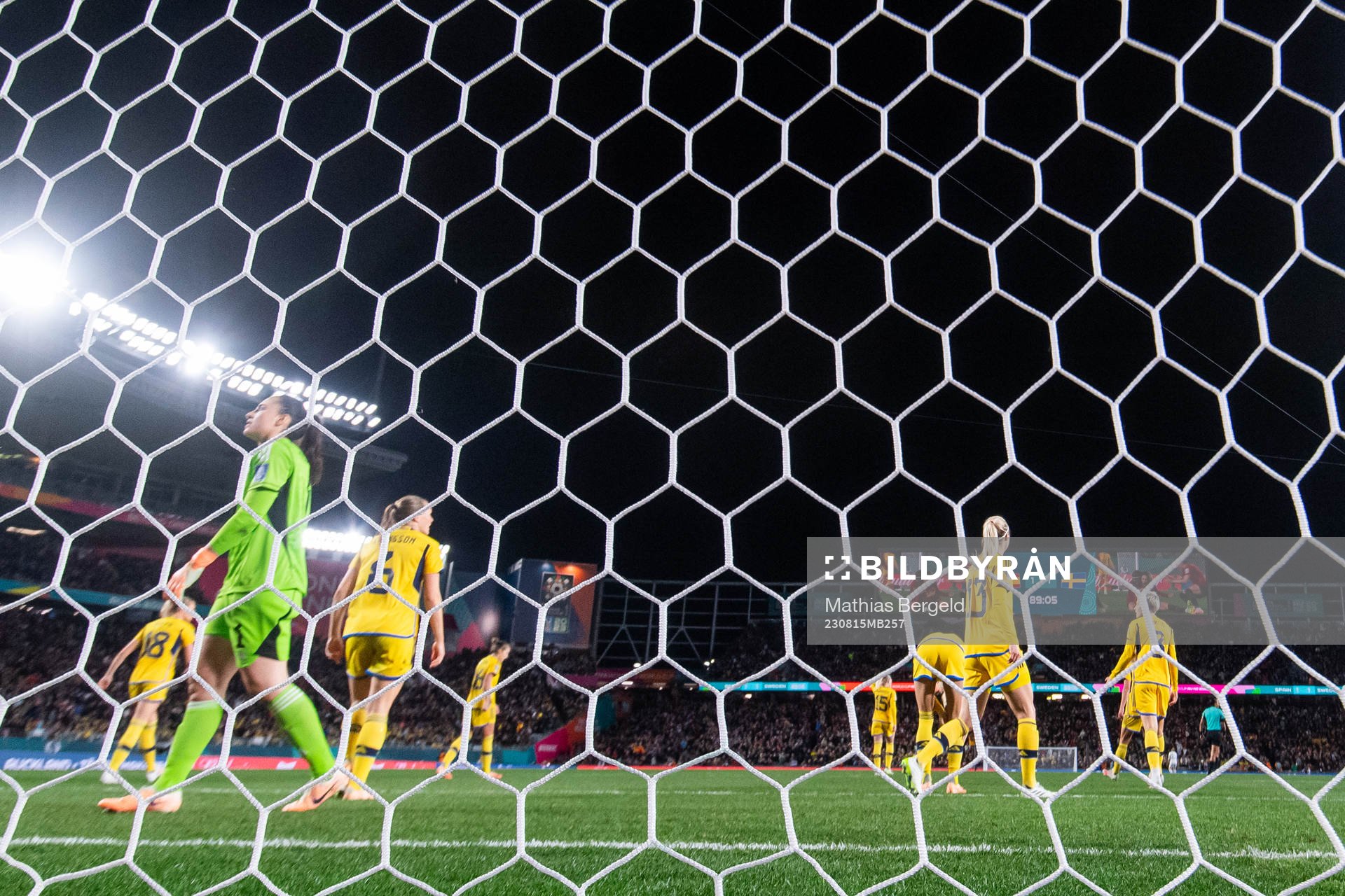 goalkeeper Zecira Musovic of Sweden looks dejected