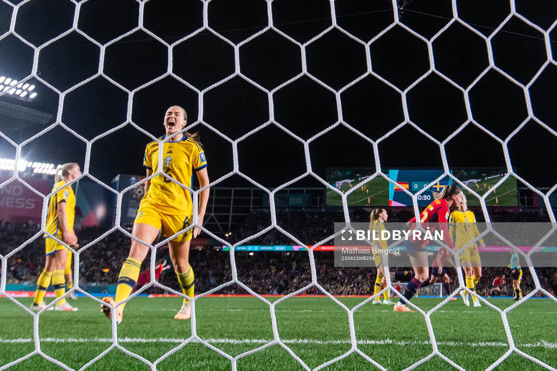 Magdalena Eriksson of Sweden looks dejected