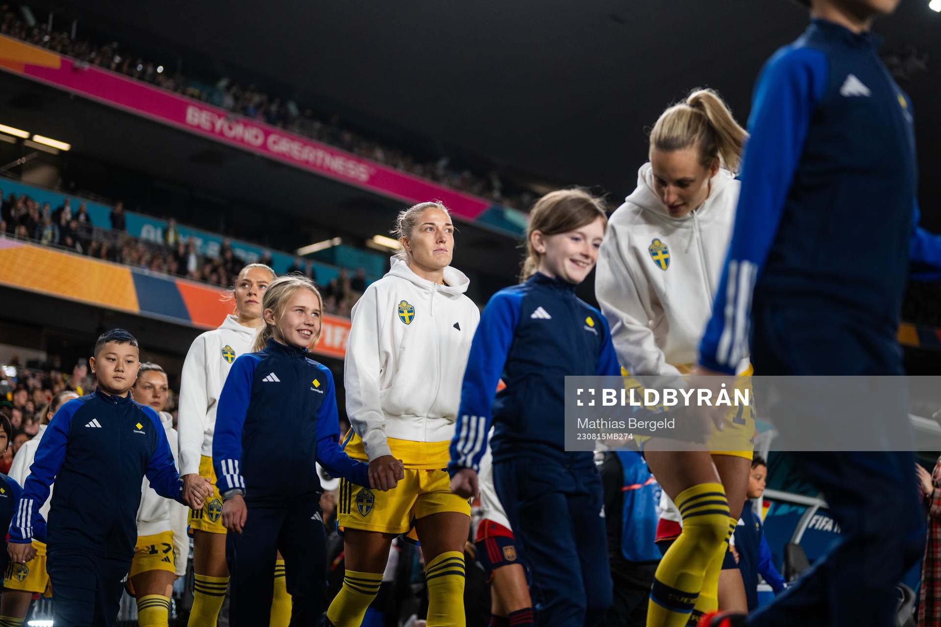 Fridolina Rolfö, Filippa Angeldahl and Nathalie Björn of