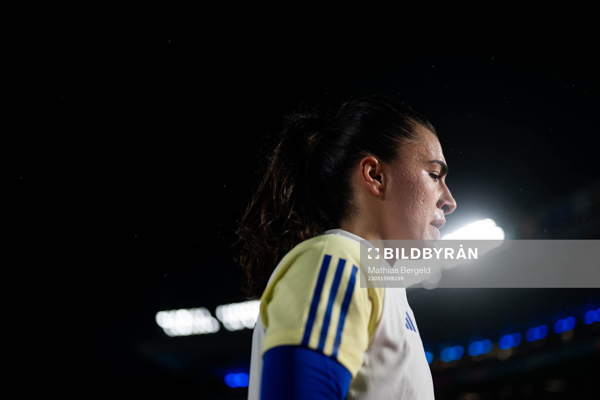 Goalkeeper Zecira Musovic of Sweden