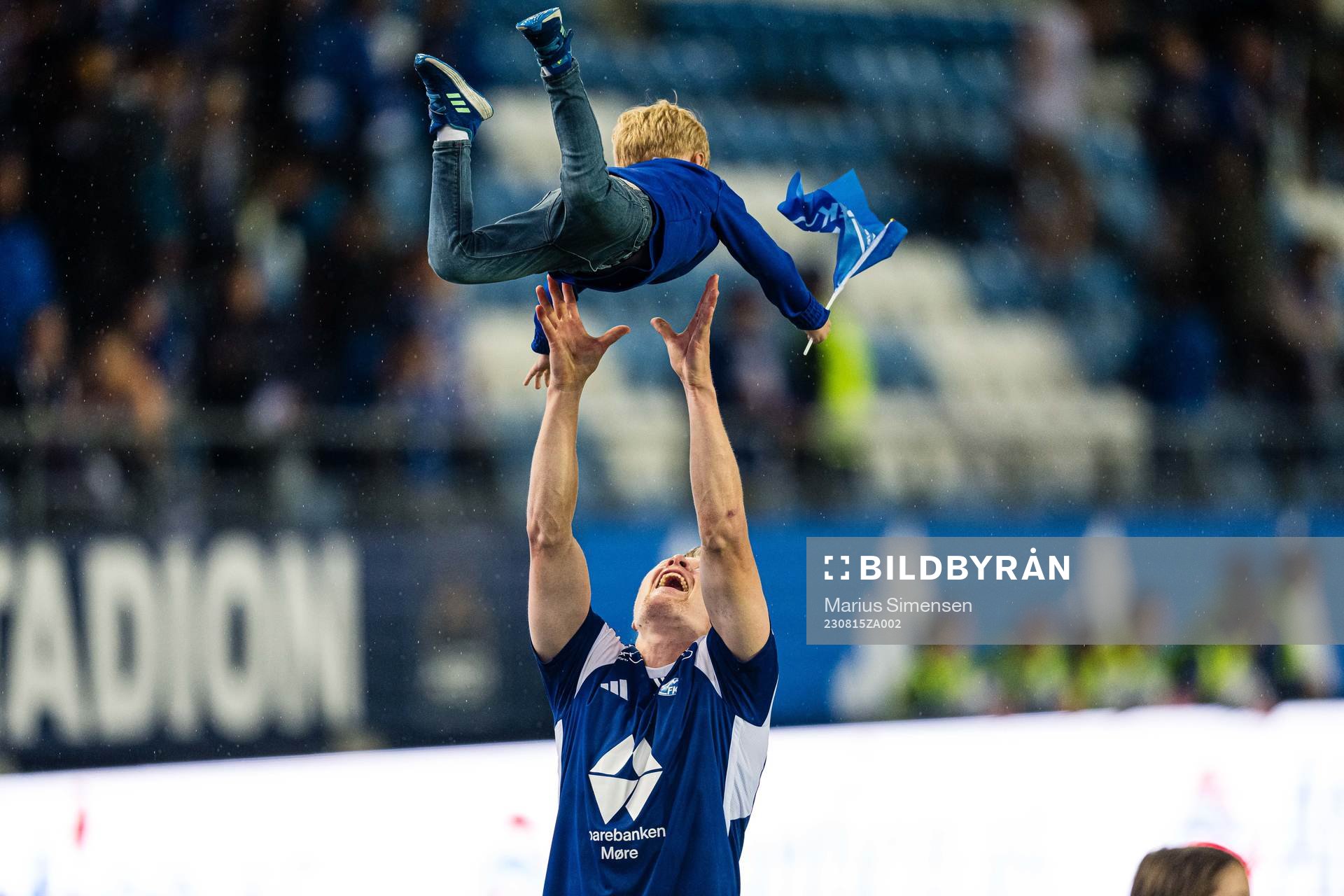 Kristian Eriksen of Molde celebrates