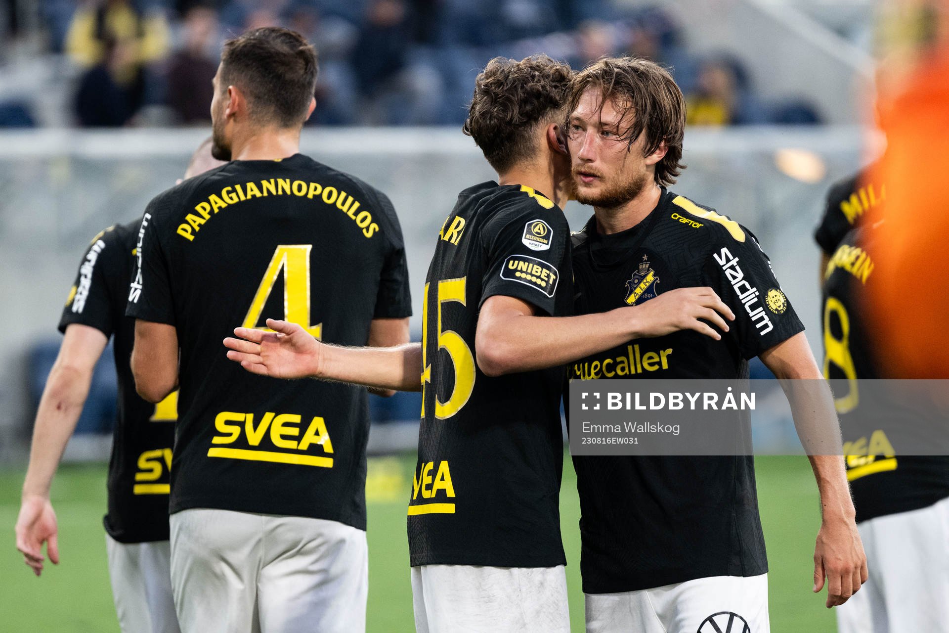 AIKs Taha Ayari och Axel Björnström