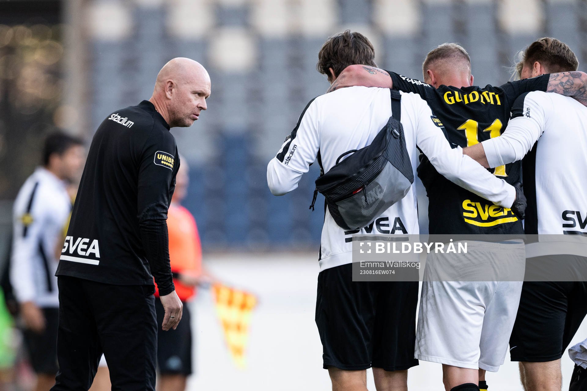 AIKs tränare Henning Berg och John Guidetti