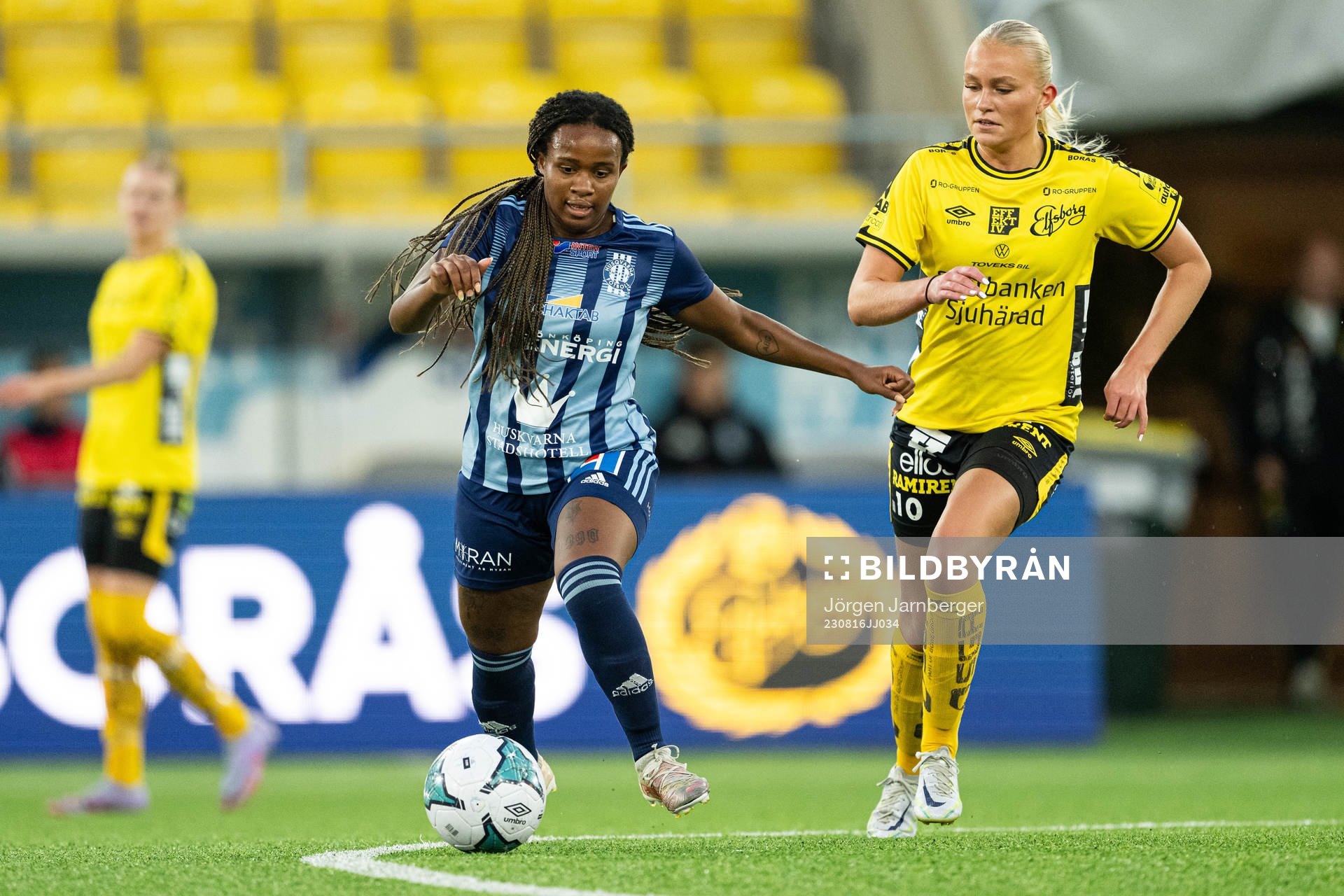 Husqvarnas Cheilla Betina Ineza och Elfsborgs Matilda