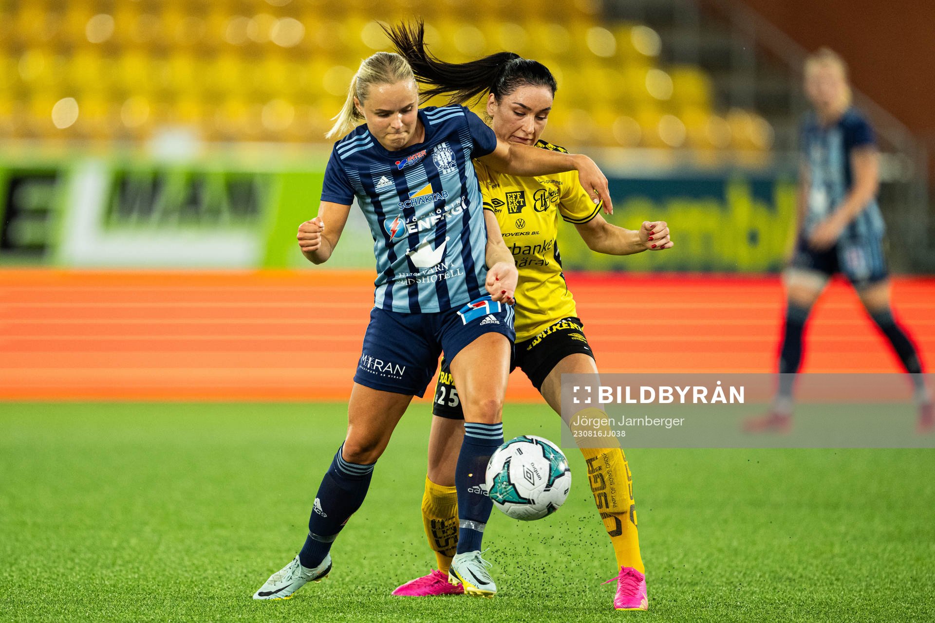 Husqvarnas Elin Andersson och Elfsborgs Izabella Bergström