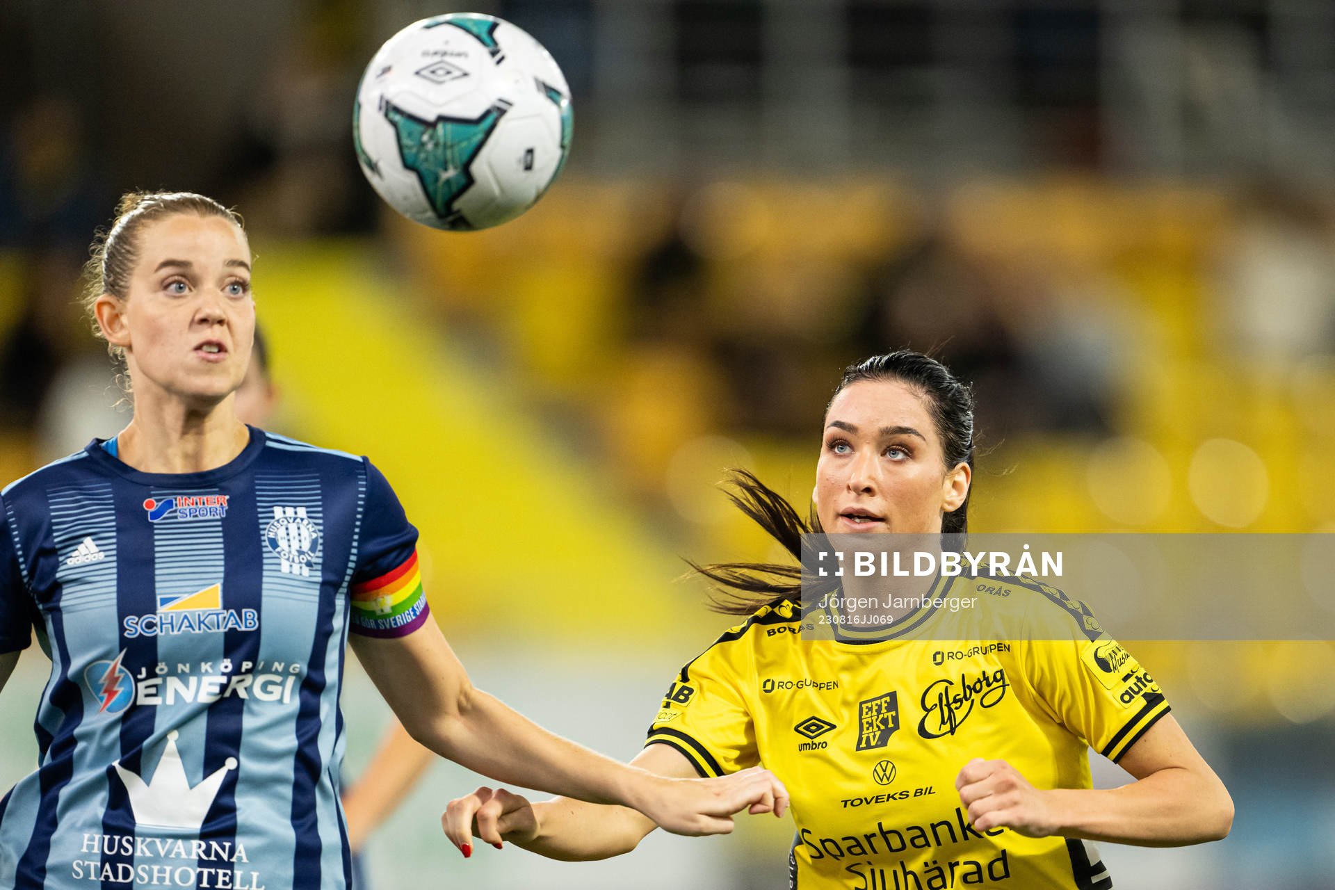Husqvarnas Victoria Ström och Elfsborgs Izabella Bergström