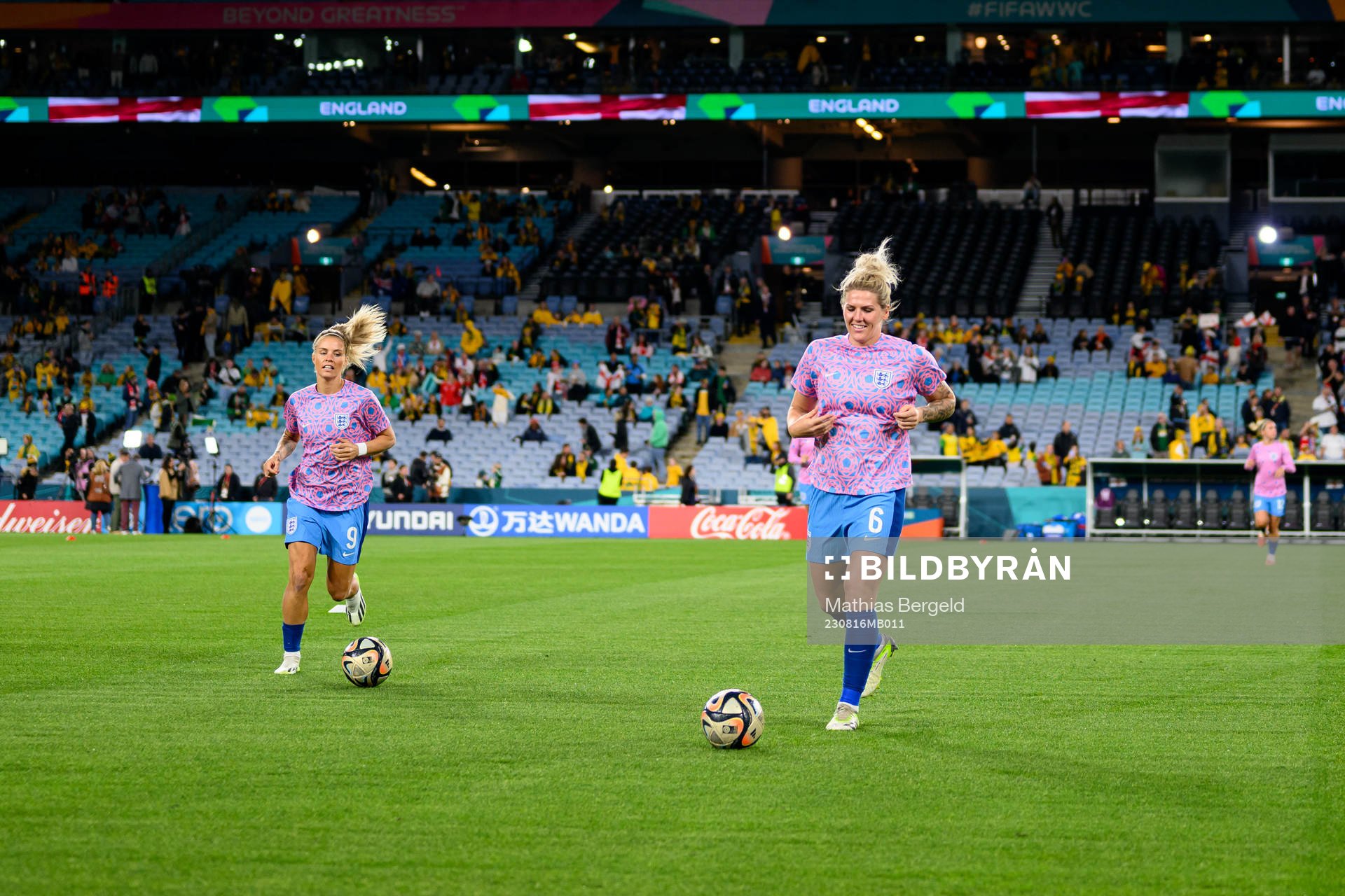 Rachel Daly and Millie Bright