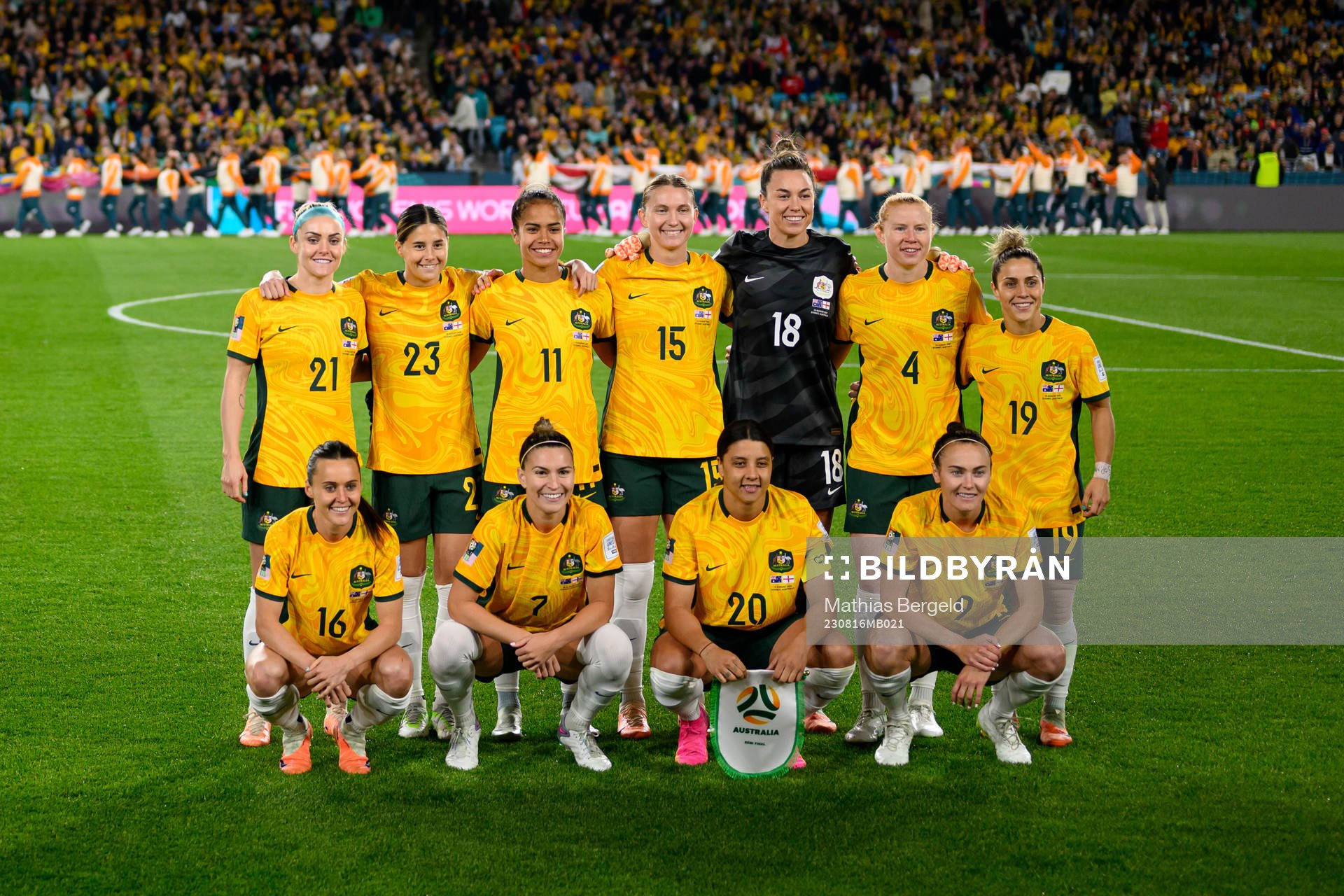 Starting eleven of Australia