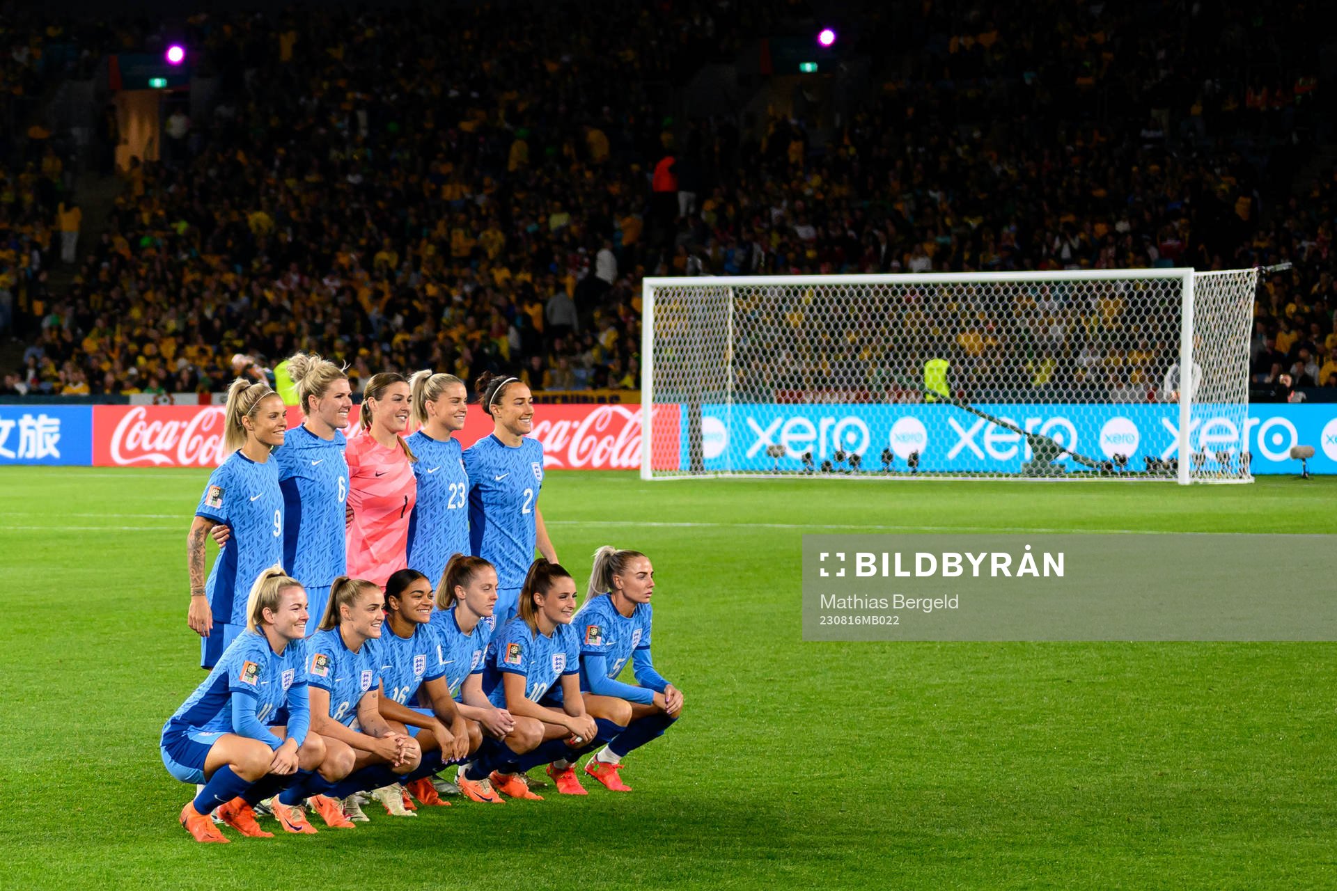Starting eleven of of England