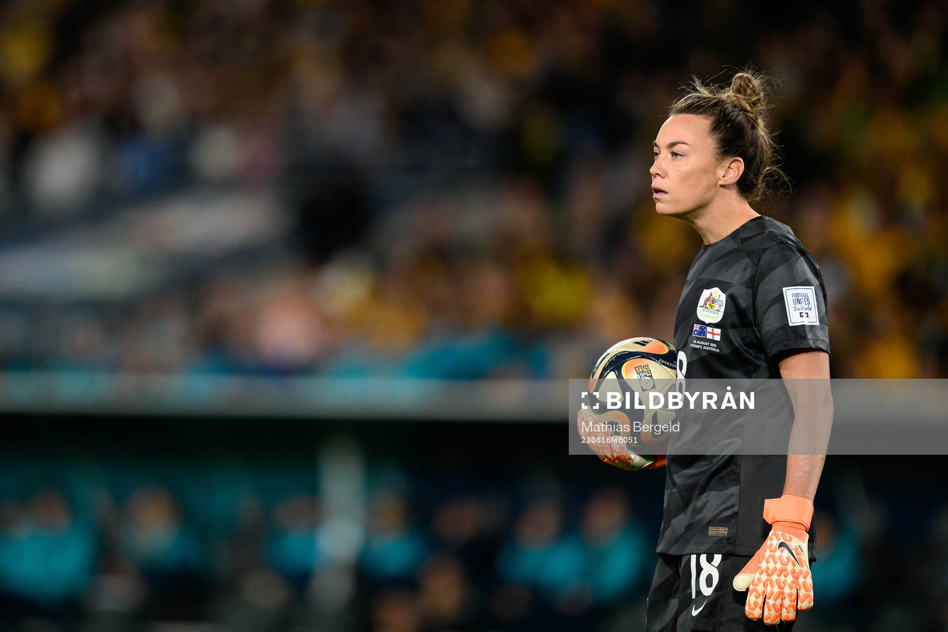 goalkeeper Mackenzie Arnold of Australia