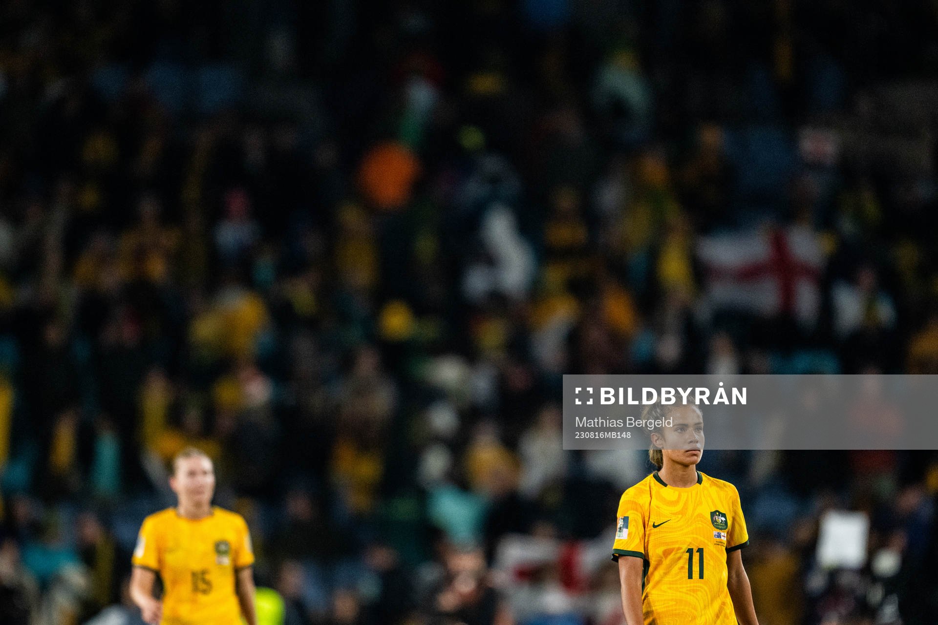 Mary Fowler of Australia looks dejected