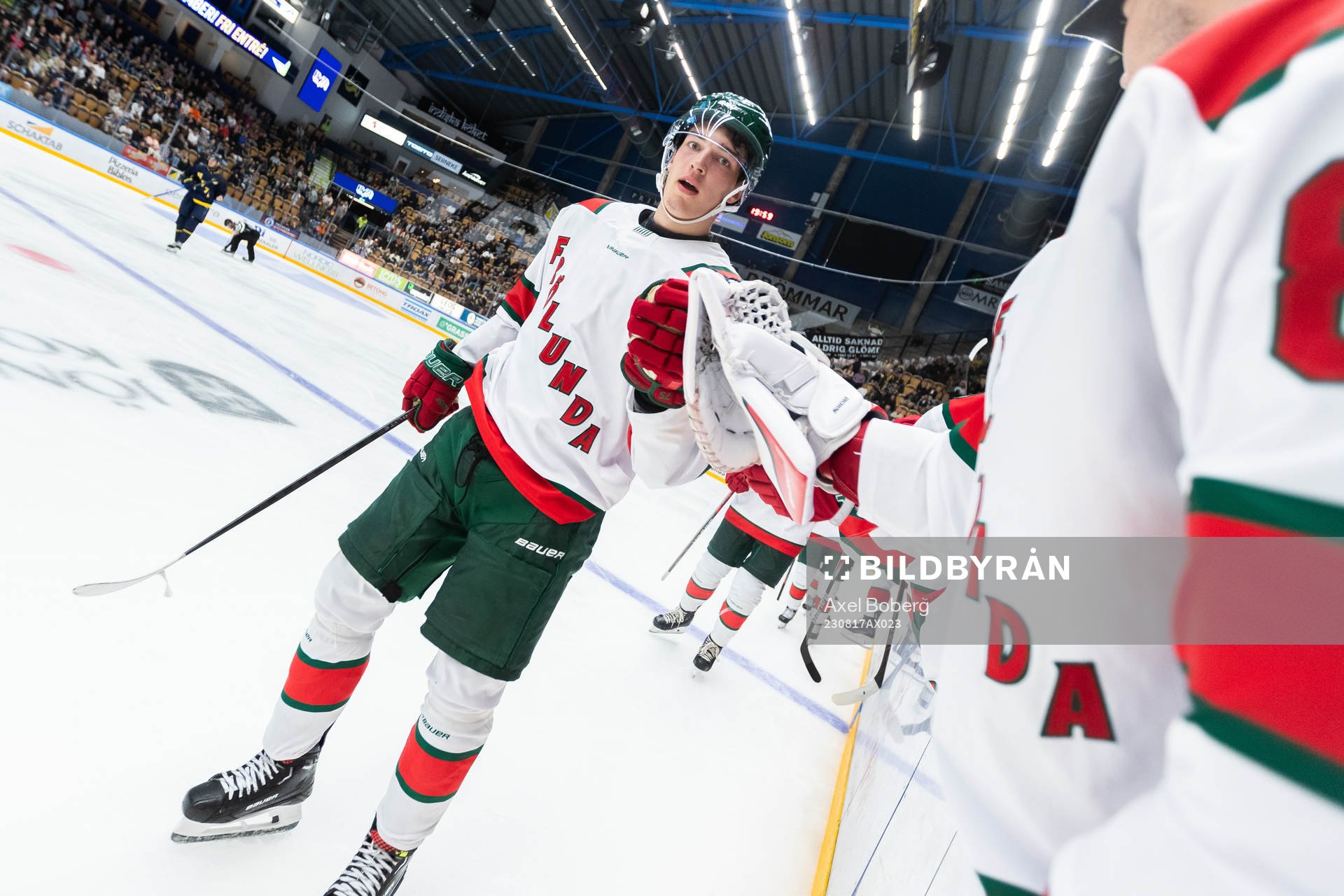 Frölundas Pontus Johansson jublar