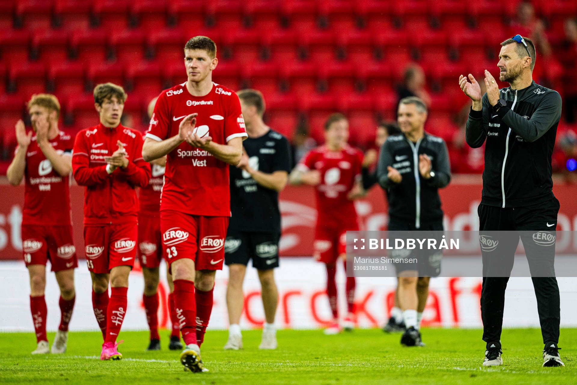Thore Baardsen Pedersen and Eirik Horneland, head coach of