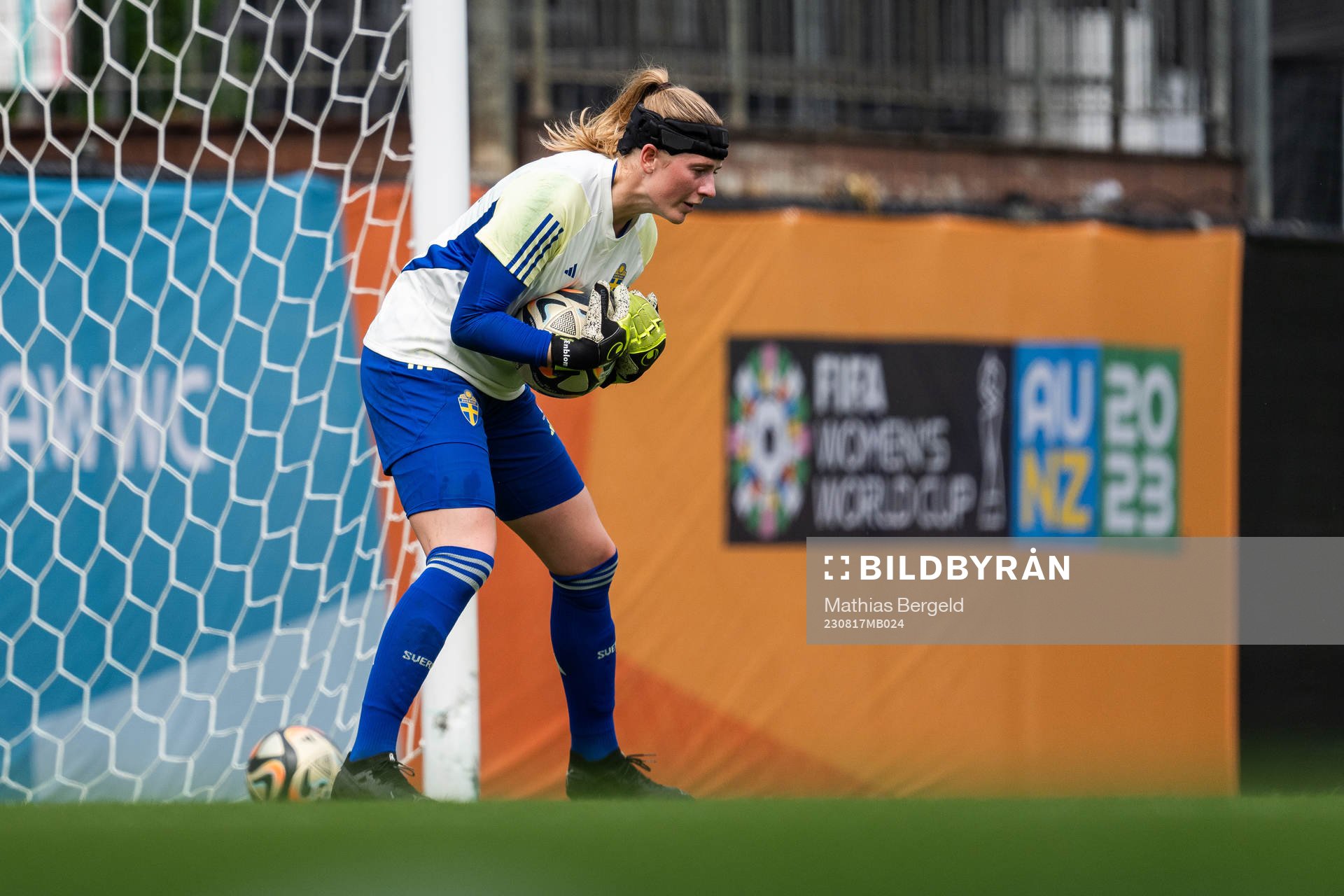 Goalkeeper Tove Enblom of the Swedish women's national