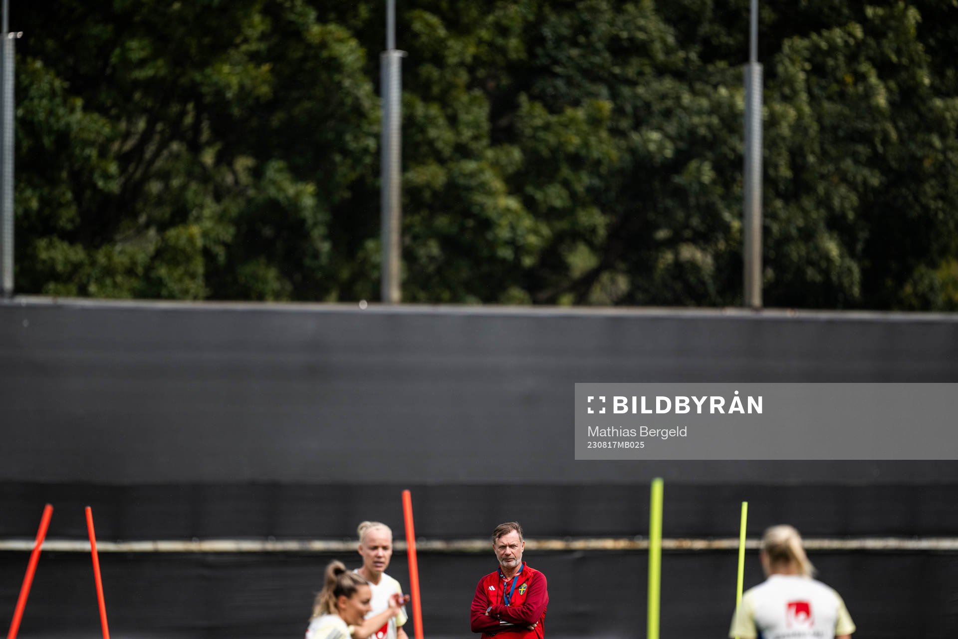 Head coach Peter Gerhardsson of the Swedish women's