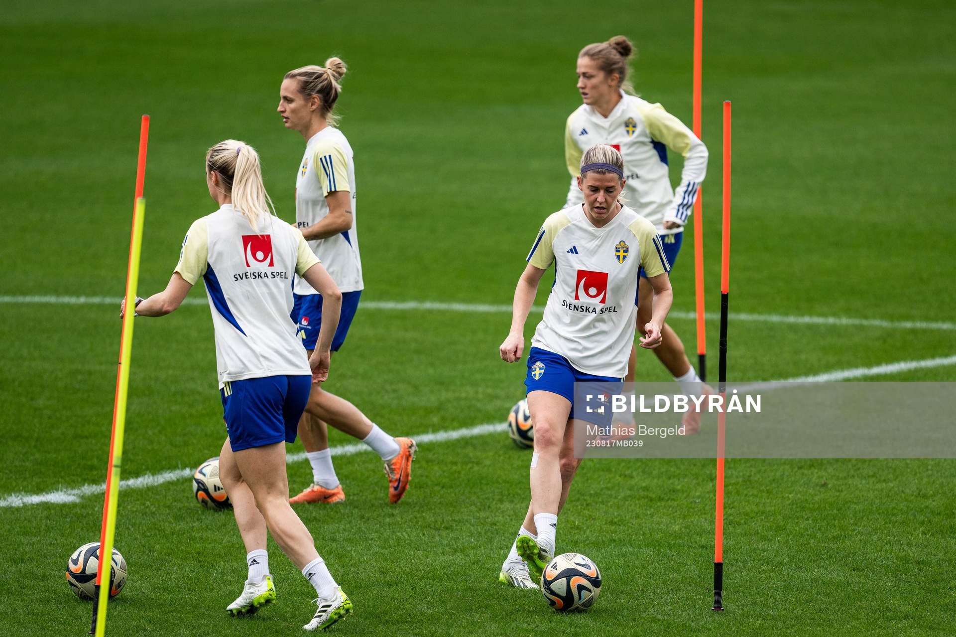 Olivia Schough of the Swedish women's national football