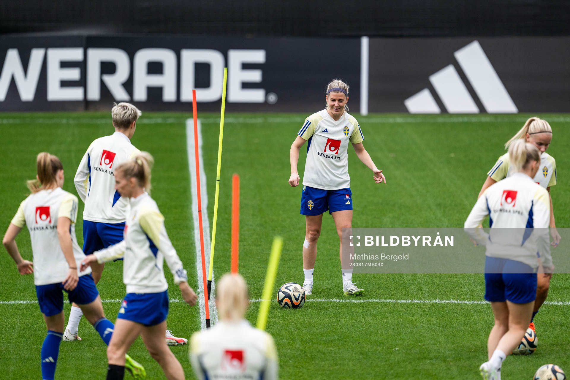 Olivia Schough of the Swedish women's national football