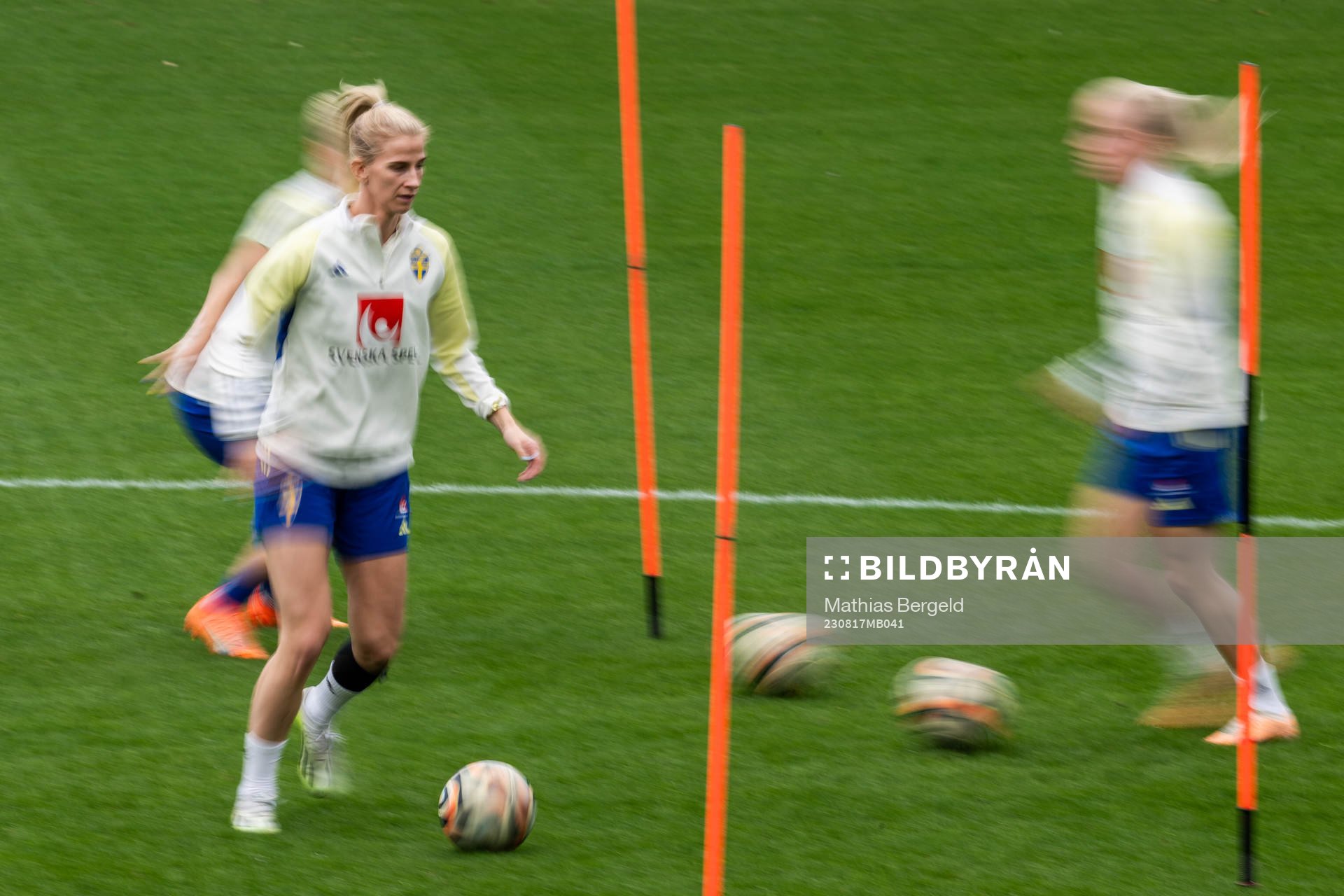 Sofia Jakobsson of the Swedish women's national football