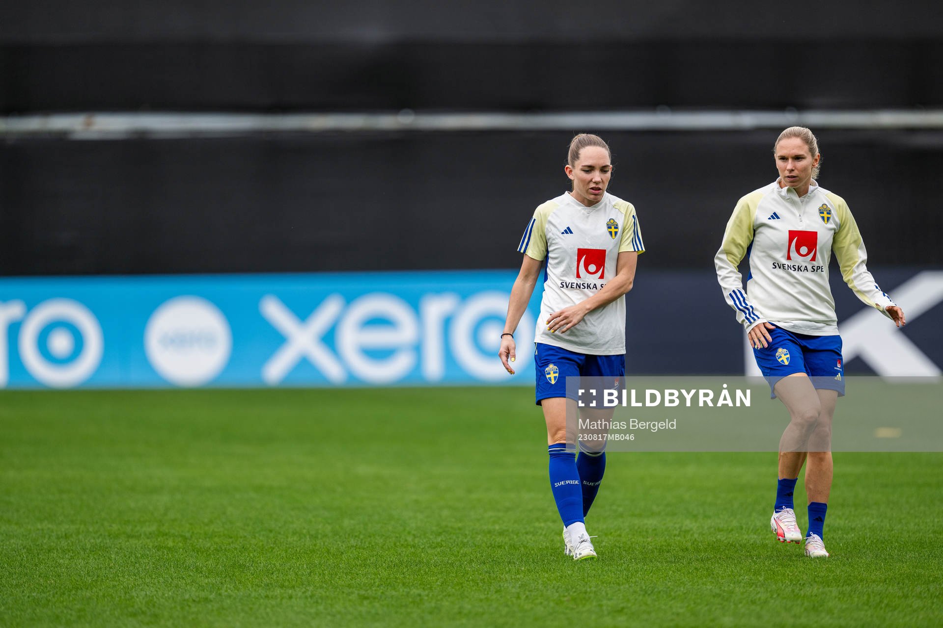 Elin Rubensson and Jonna Andersson of the Swedish women's