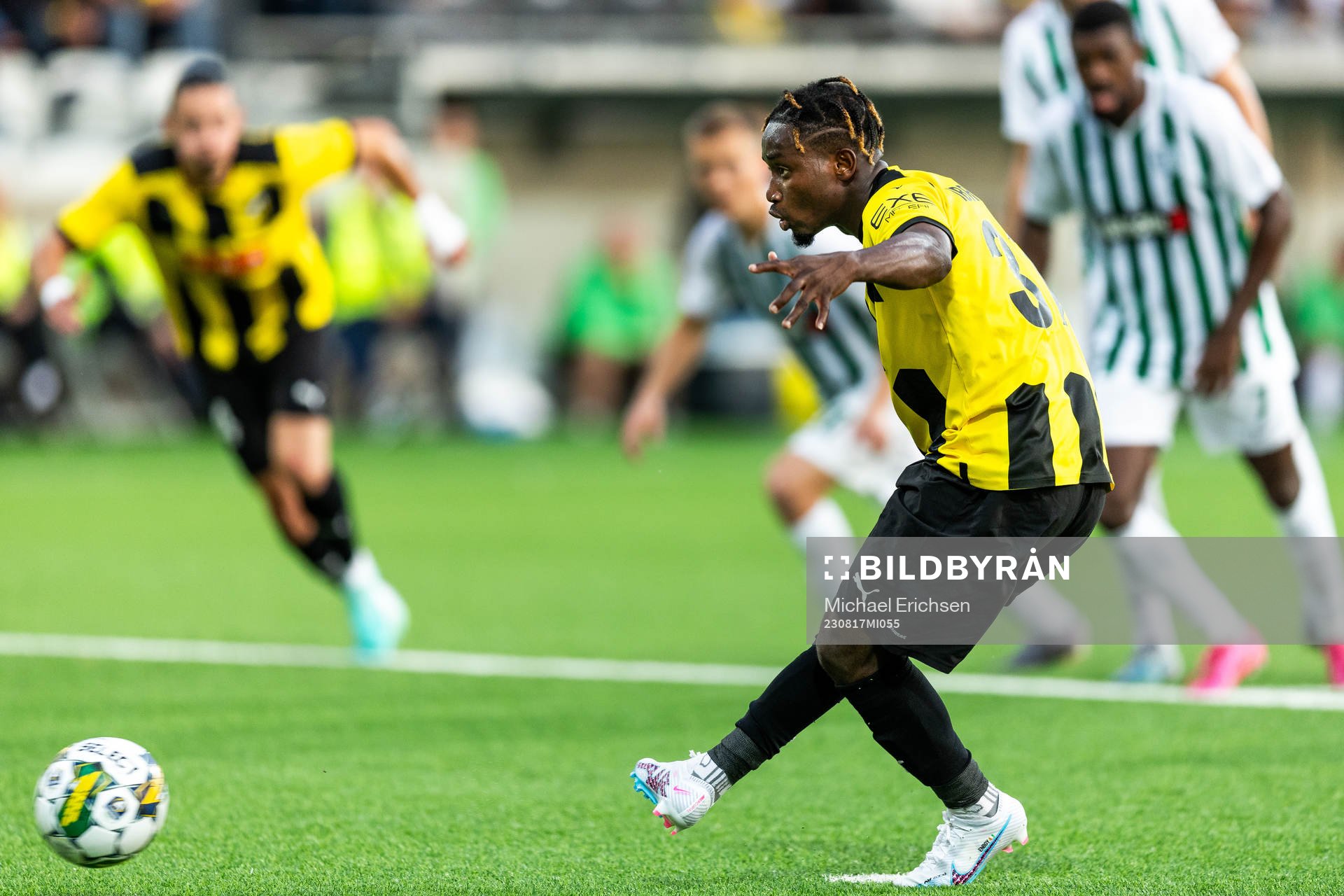 Ibrahim Sadiq of Häcken scores 4-0