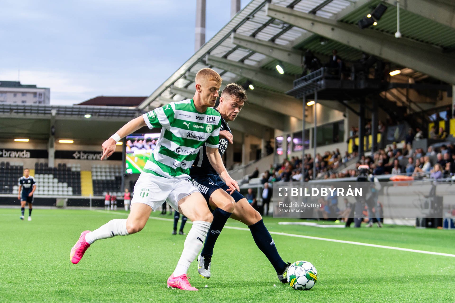 Västerås SKs Daniel Ask och Utsiktens Albin Skoglund